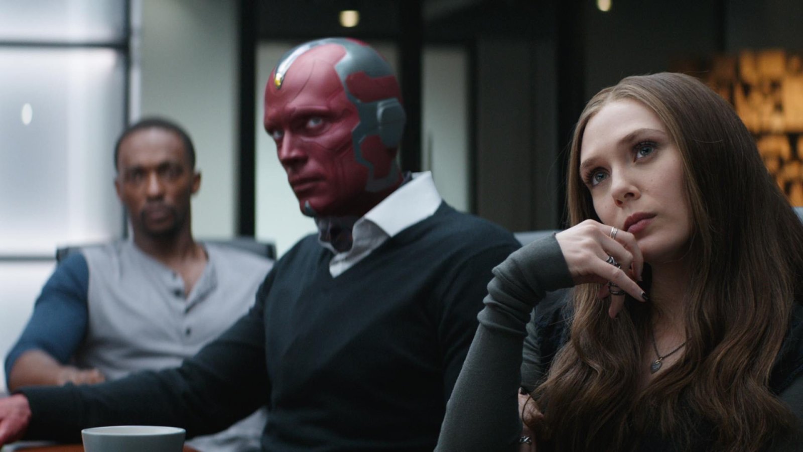 women Captain America Civil War The Vision Scarlet Witch 2k