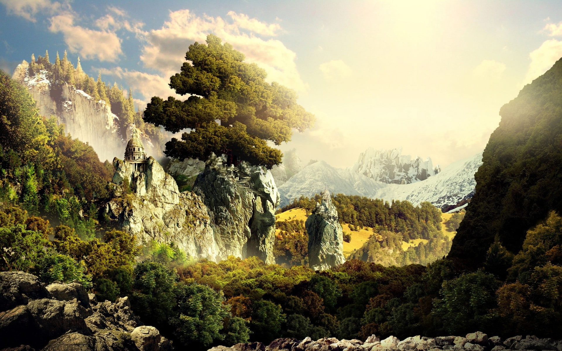 anime Landscape paisaje desktop hd 2k