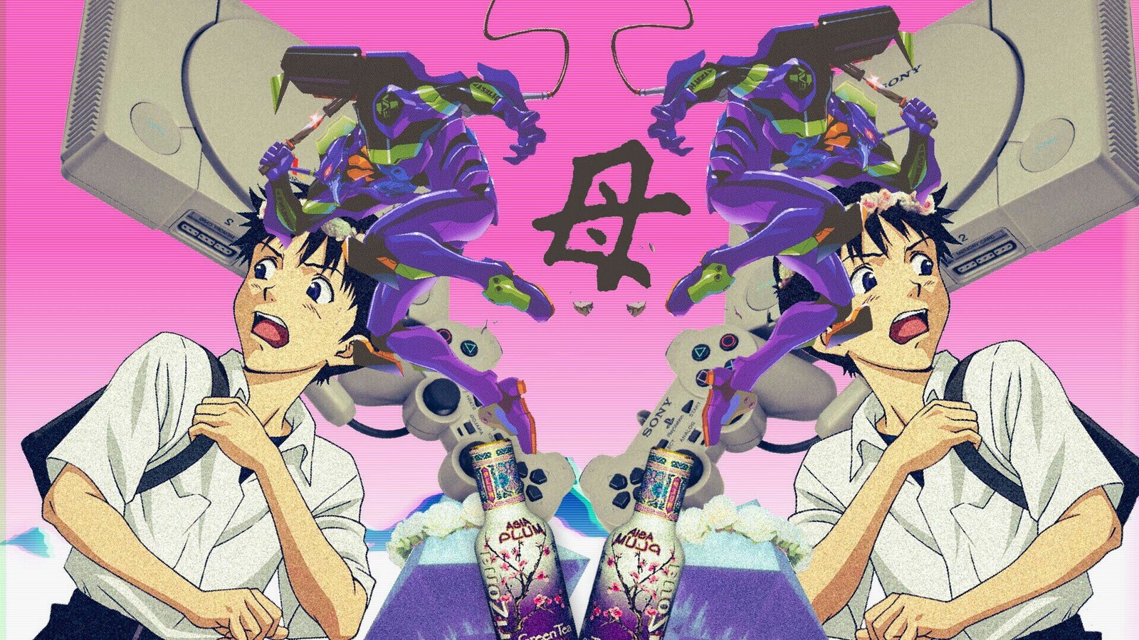 anime vaporwave aesthetic people unrecognizable person 2k