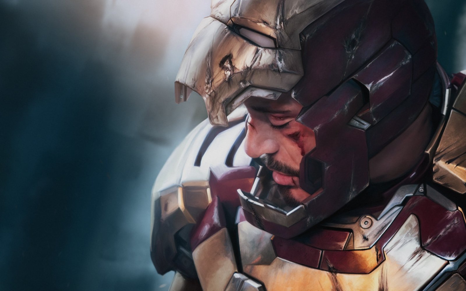 Iron Man digital wallpaper Marvel Comics superhero Tony Stark 30 2k