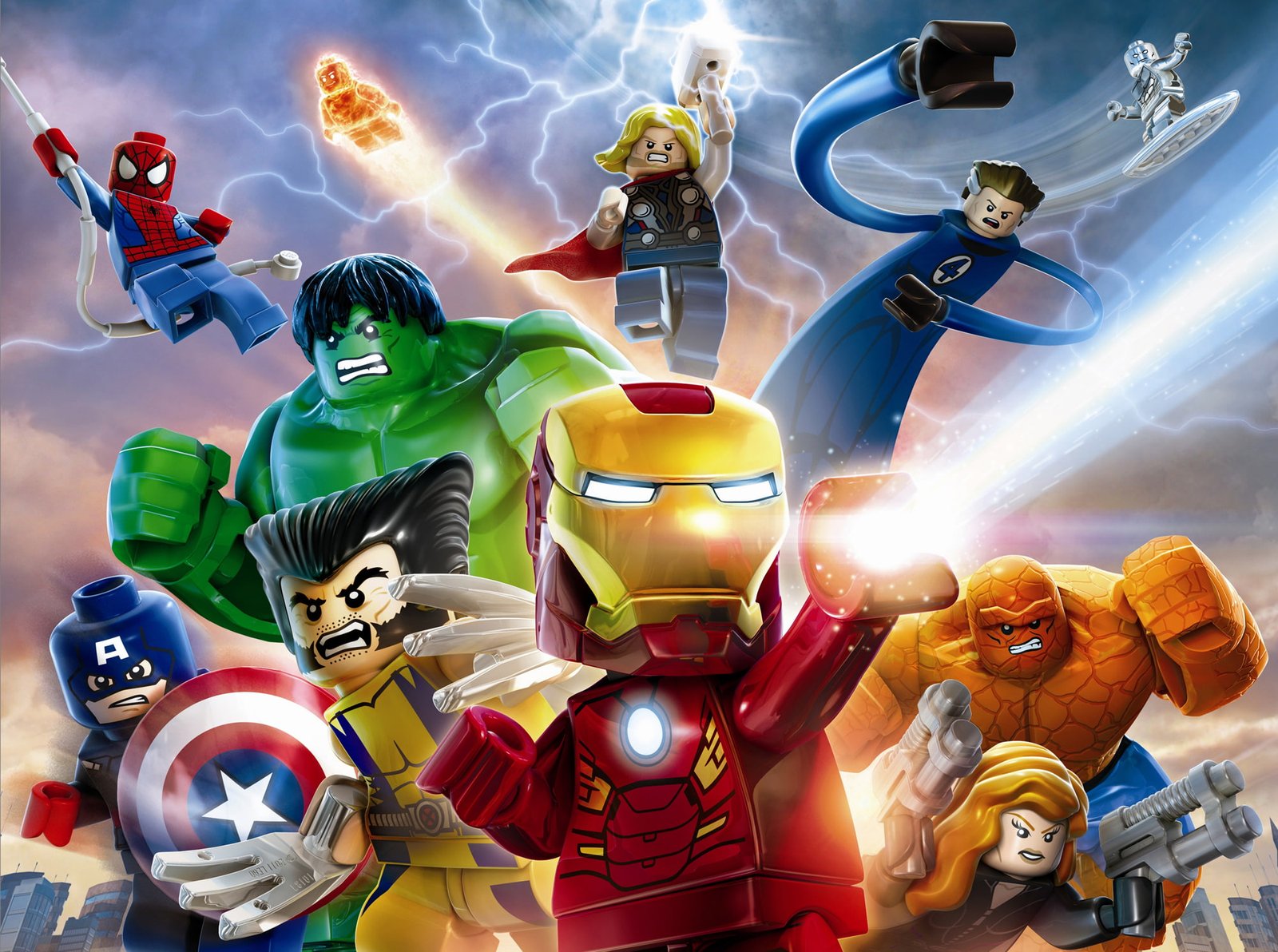 toys Being LEGO Wolverine IRON MAN Captain America superheroes 2k