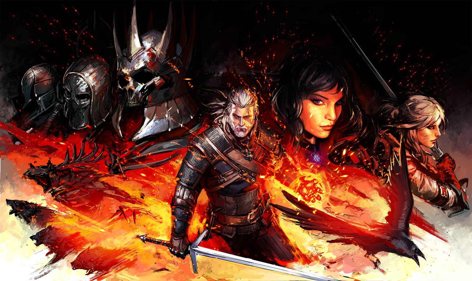 witcher geralt The Witcher 3 Wild Hunt Geralt of Rivia 2k