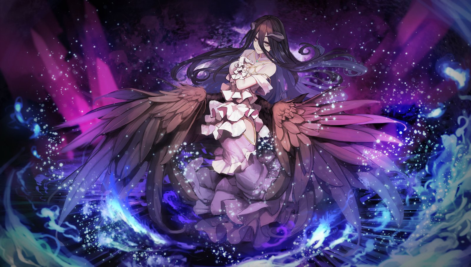 anime girls Overlord Albedo OverLord 2k