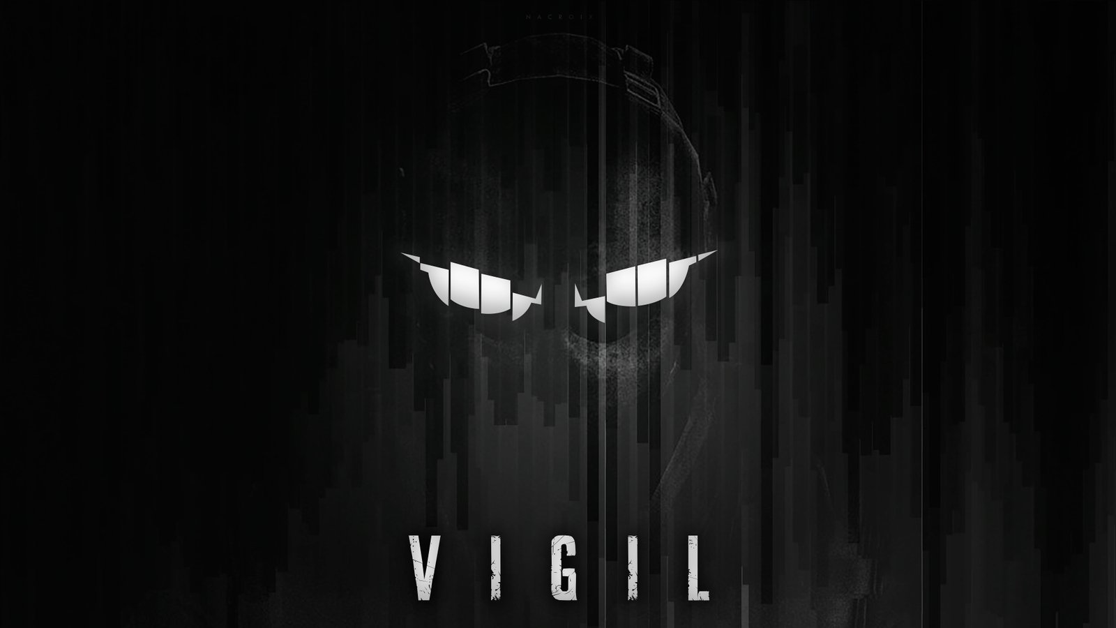 Vigil Operator VIGIL Black Rainbow Six Siege illuminated 2k 4k 5k 8k