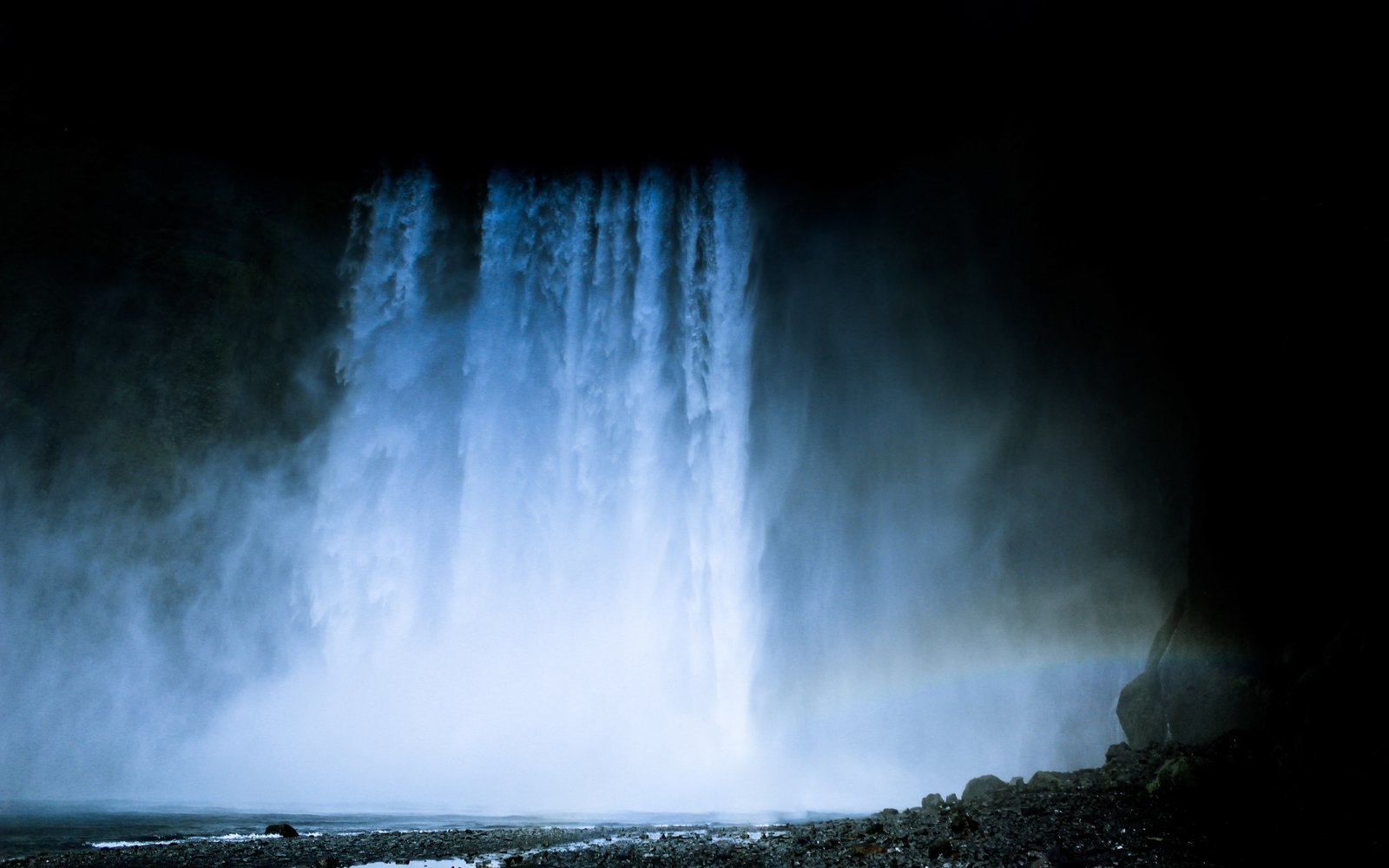 Waterfall iceland HD 2k 4k