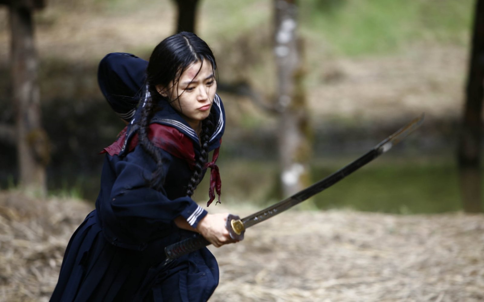 asians girls hot hyun jeon korean samurai swords women 2k