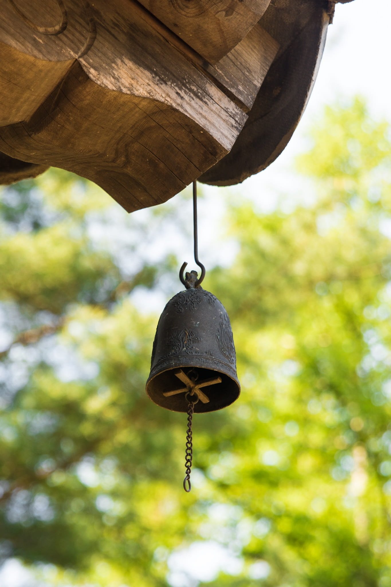 bell korean asian traditional temple culture religion