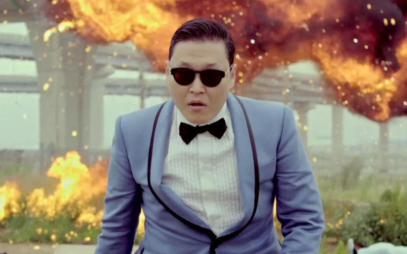 dancer fire gangnam glasses korean pop psy rapper singer 2k