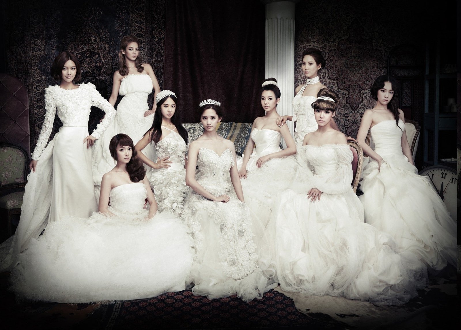 Asian dress Girls Generation Hyoyeon Jessica Jung K pop 2k