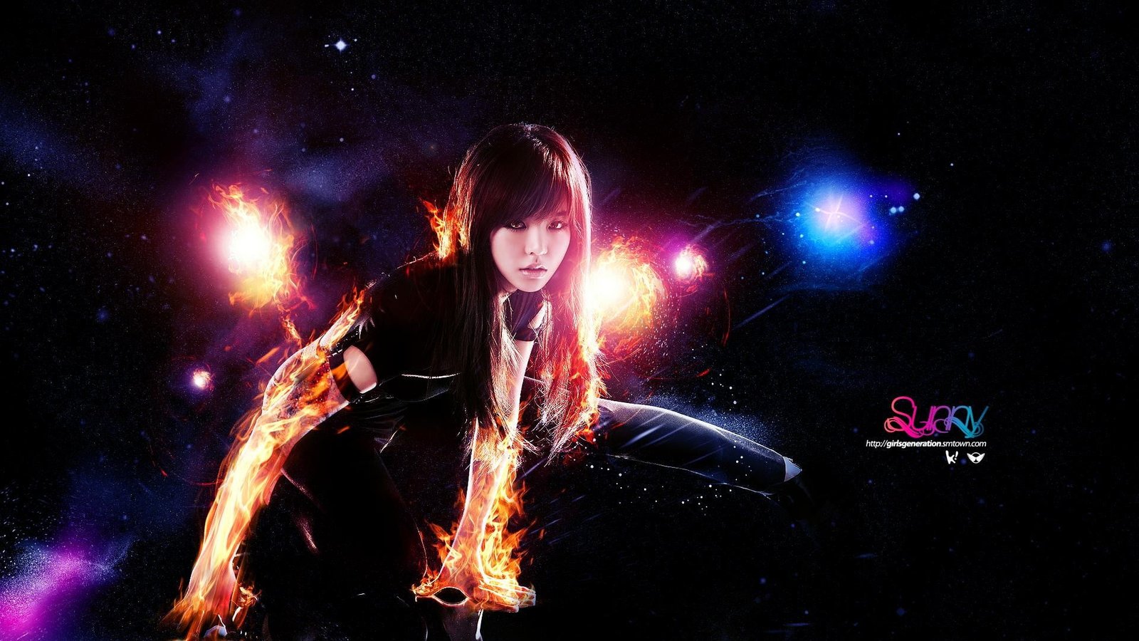 SNSD Girls Generation Asian model musician Korean digital art 2k