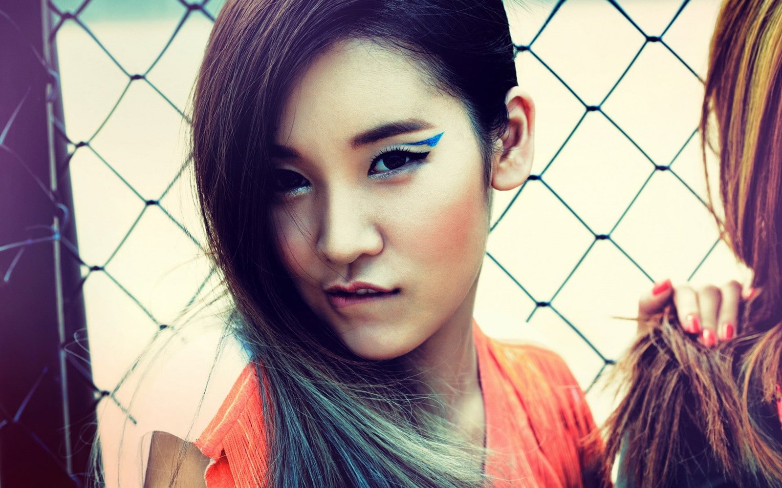 women Asian fence glamour Korean 2k