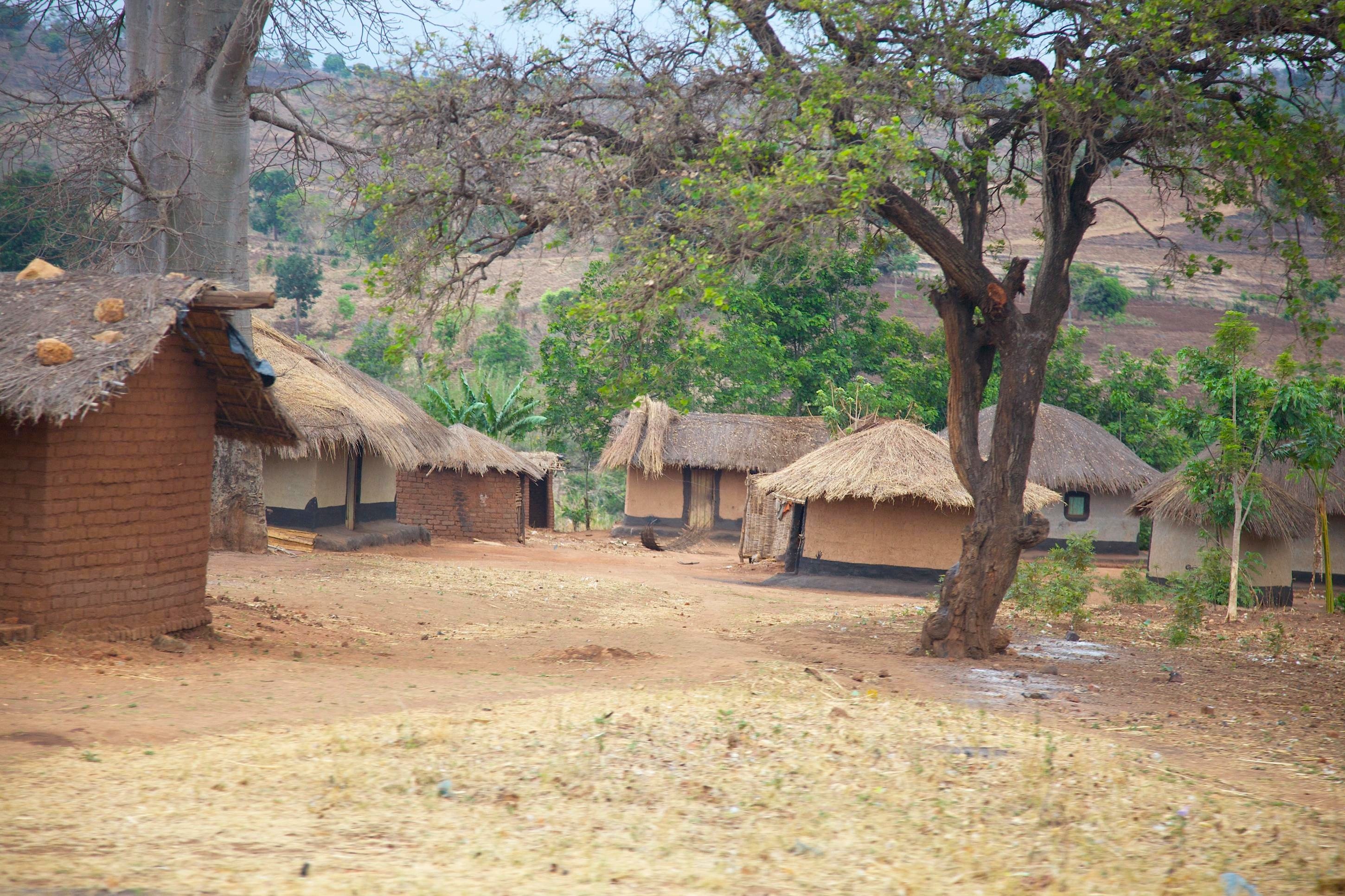 nipa hut village malawi africa huts homes thatched mud 2k