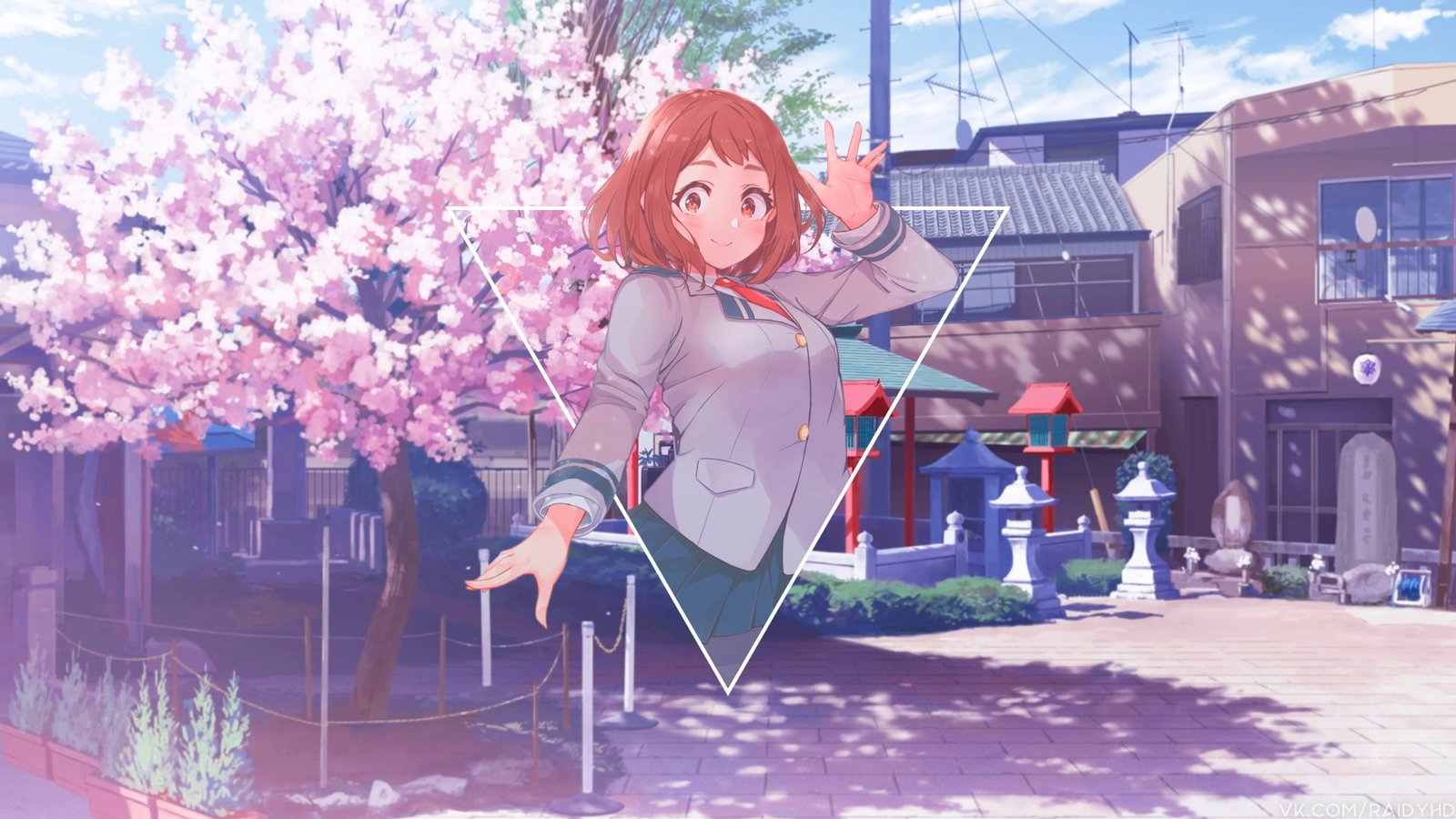 anime girls picture in Uraraka Ochako 2k 4k