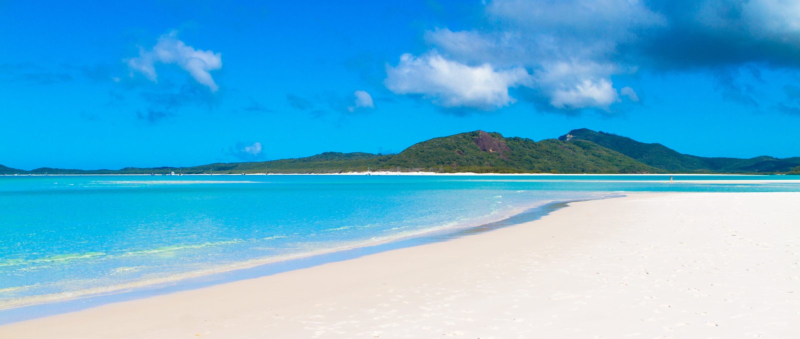 australia whitsundays whitehaven beach ocean cloud clouds 2k 4k 5k