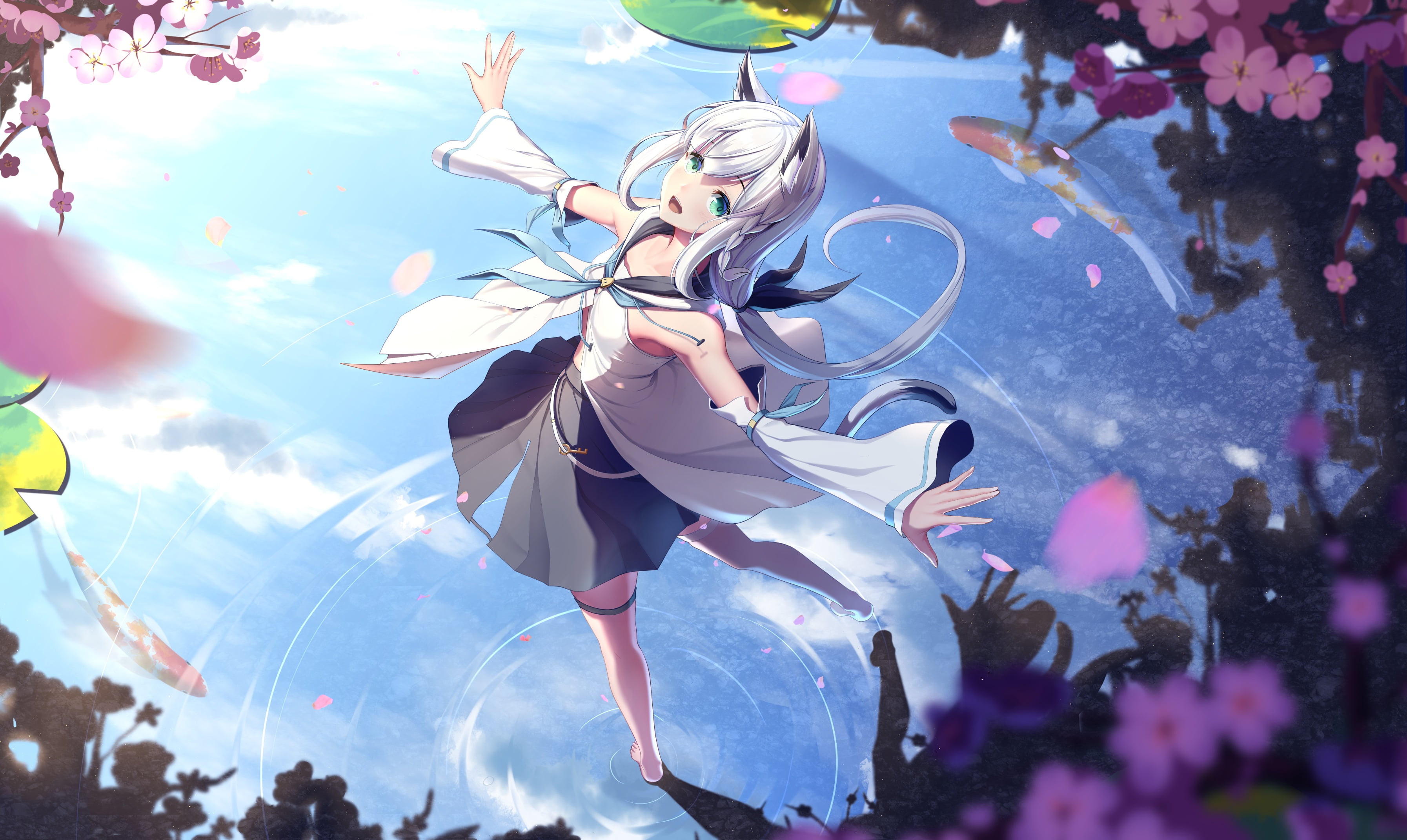 Anime Virtual Youtuber Shirakami Fubuki 2k 4k