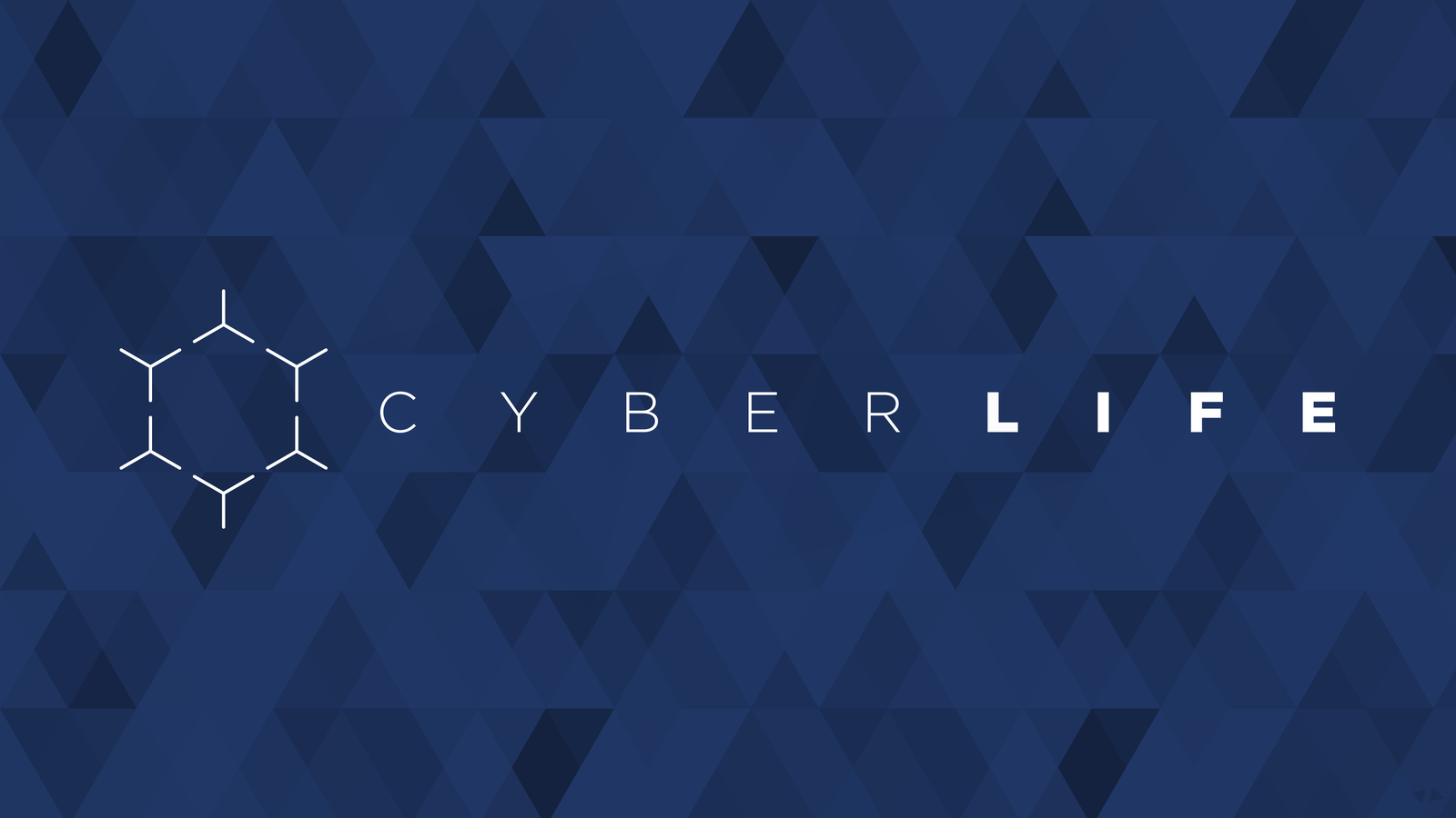 CyberLife logo text geometry triangle Detroit Become Human 2k 4k