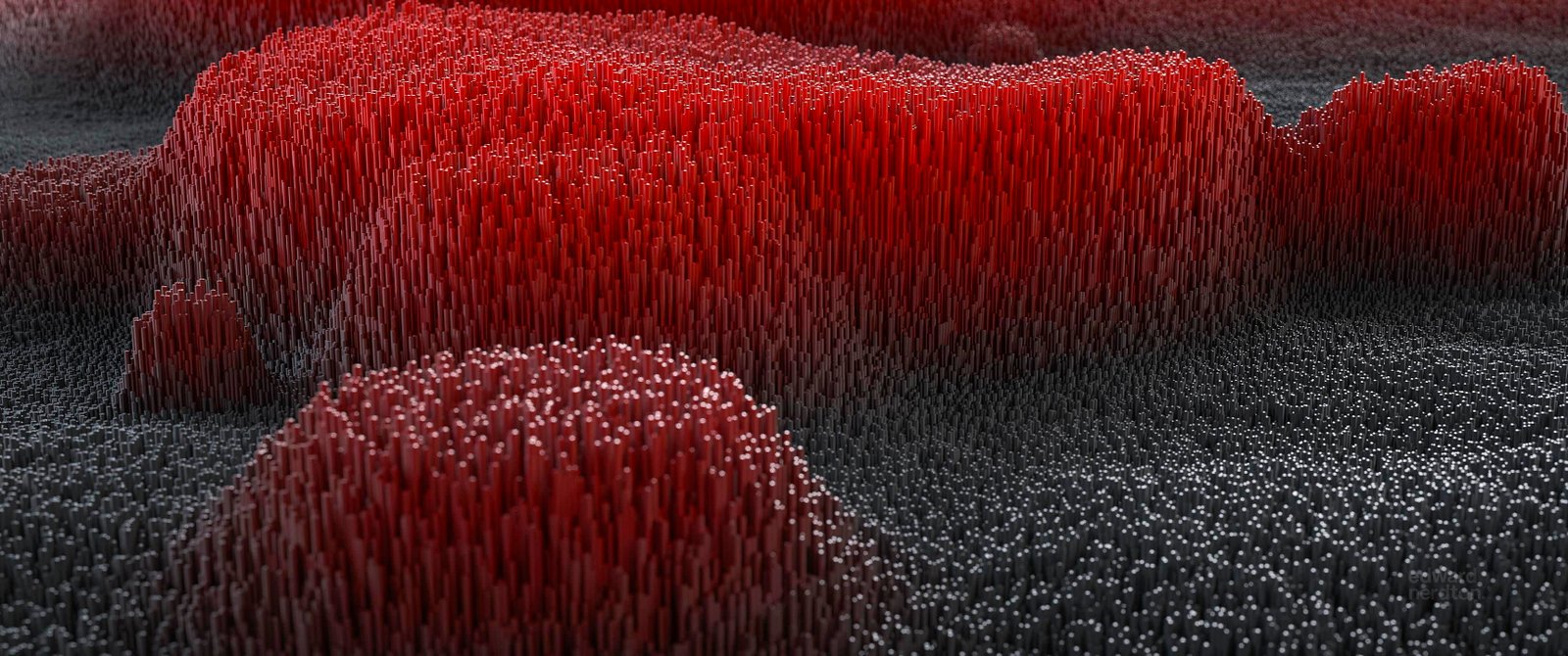red and brown fringe textile abstract ultrawide ultra wide 2k