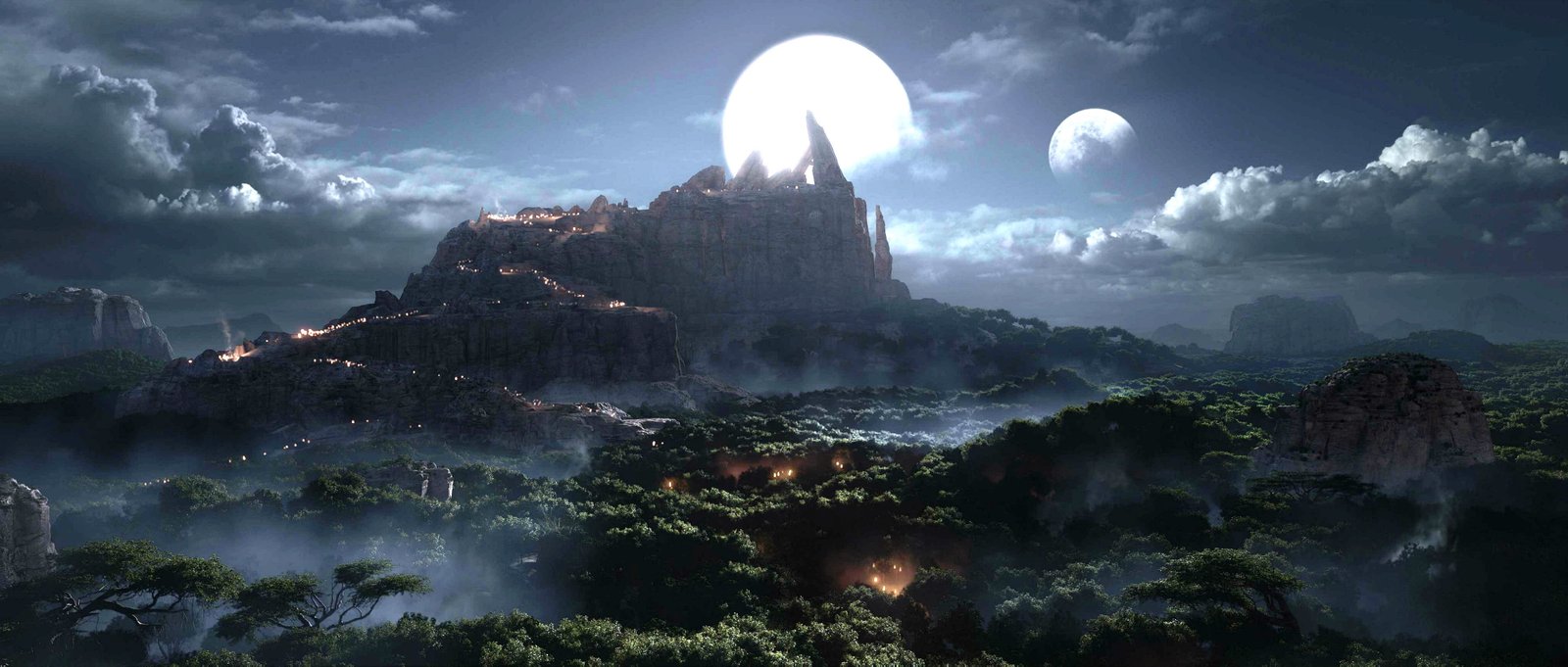 WARCRAFT fantasy WORLD warlords draenor wow sky cloud 2k 4k