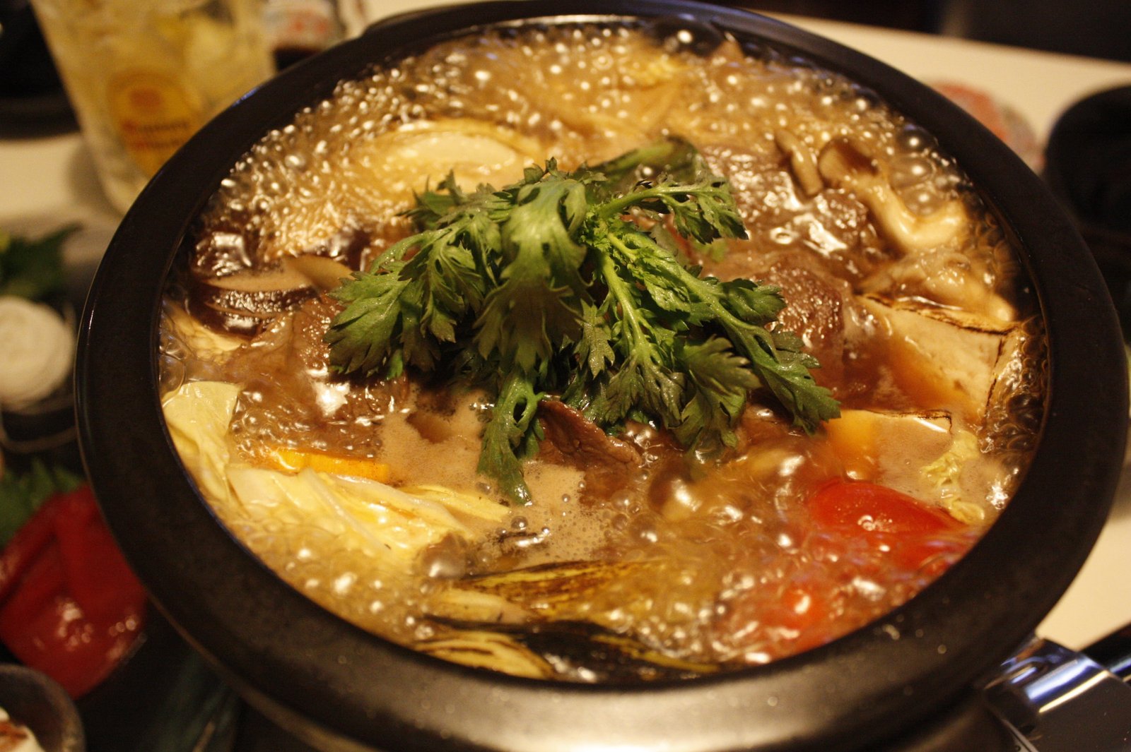 black ceramic bowl with soup japanese stew my database food 2k