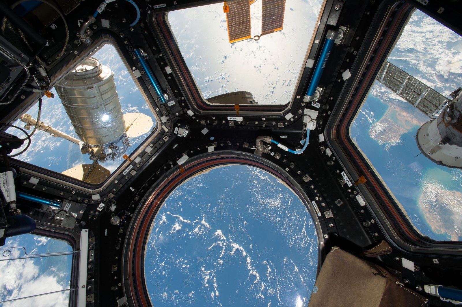 earth view from satellite space cupola iss international station 2k