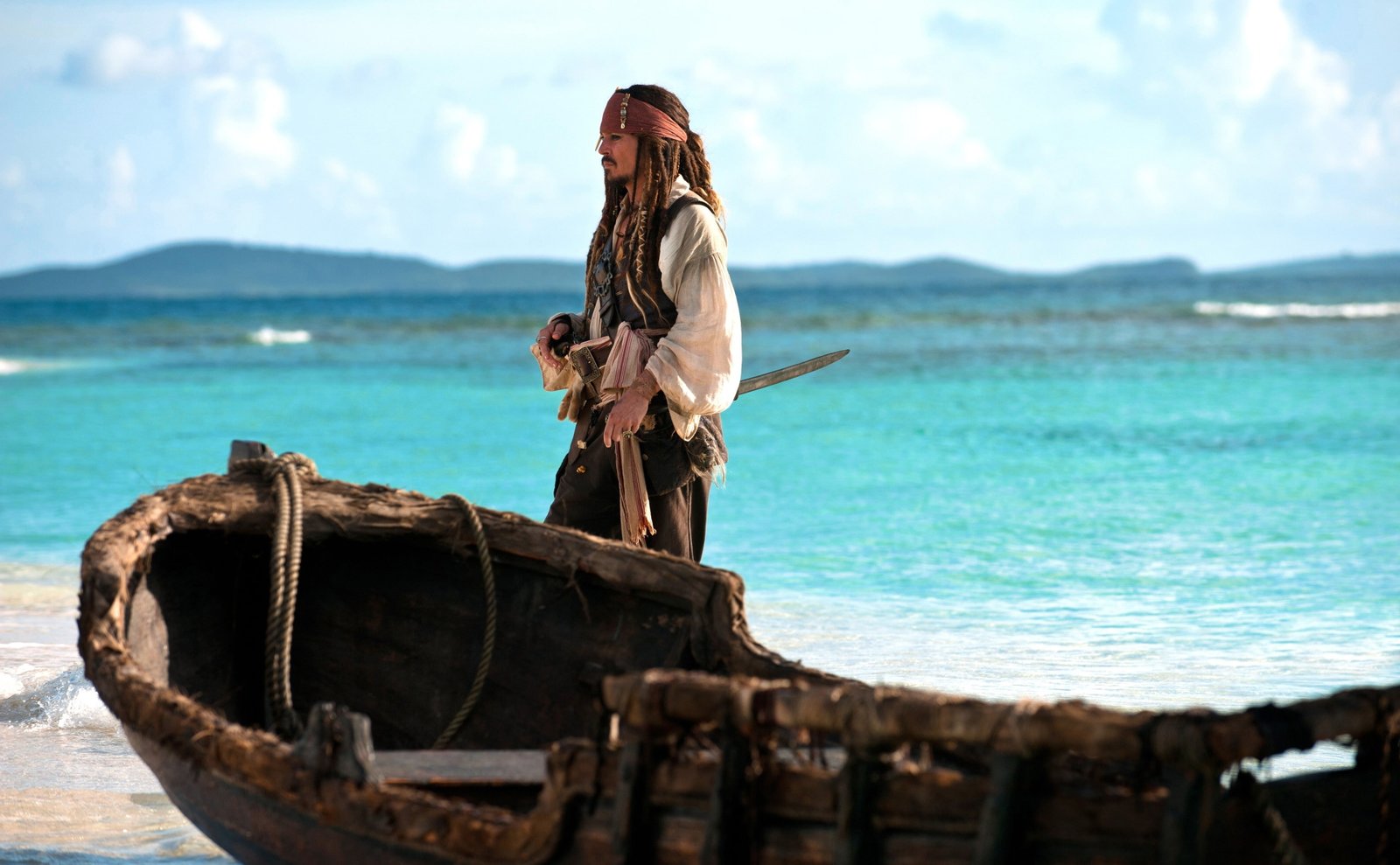 Jack Sparrow Pirates Of The Caribbean On of wallpaper 2k 4k