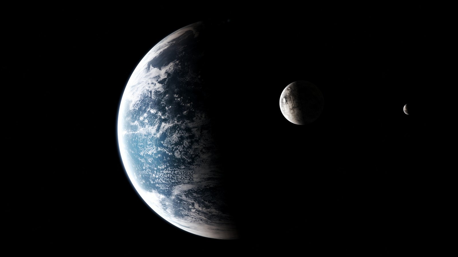 space art planet moon fantasy scifi futuristic earthlike 2k 4k 5k 8k