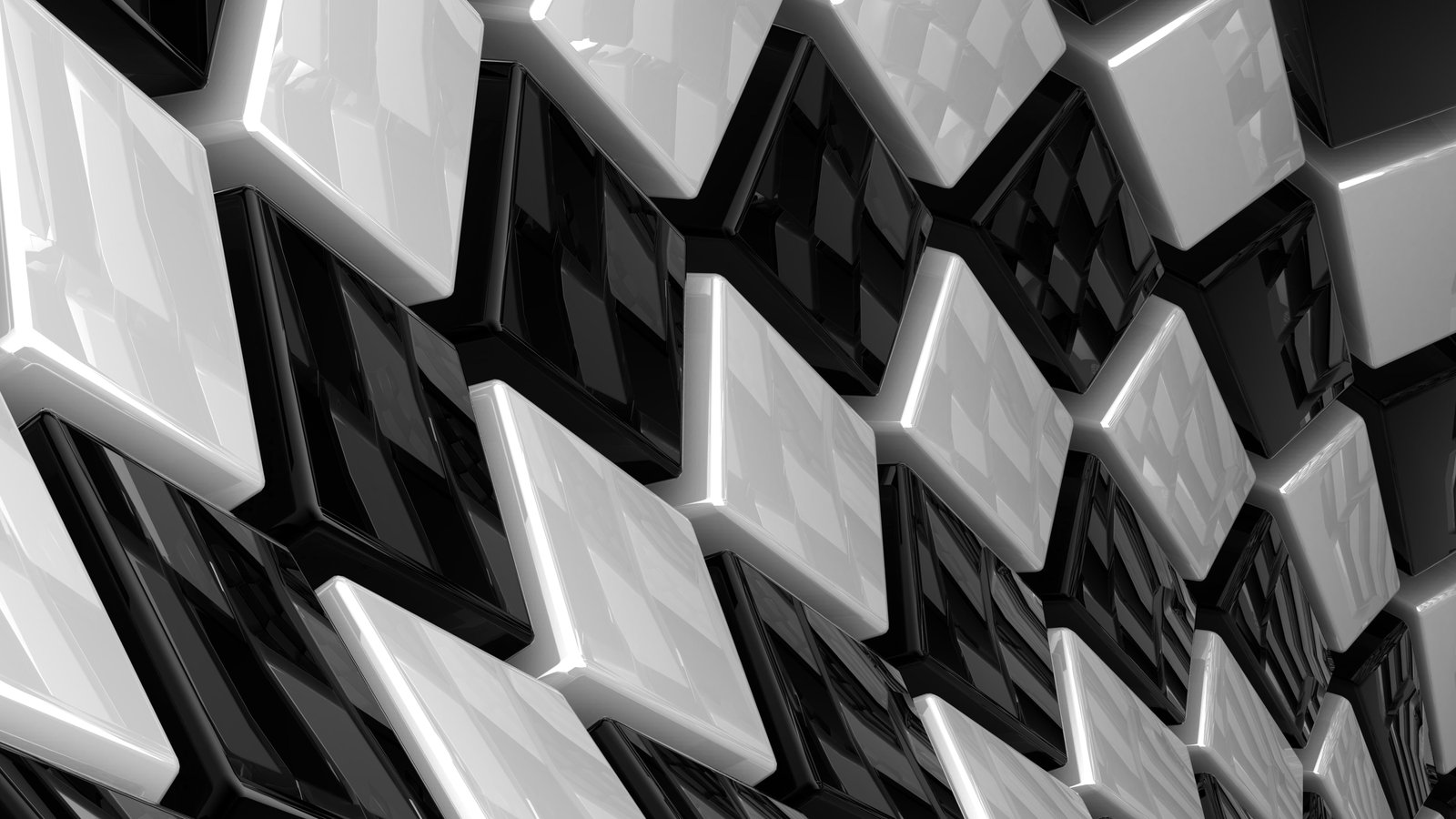 abstract Abstract geometry digital art low angle view 2k 4k 5k