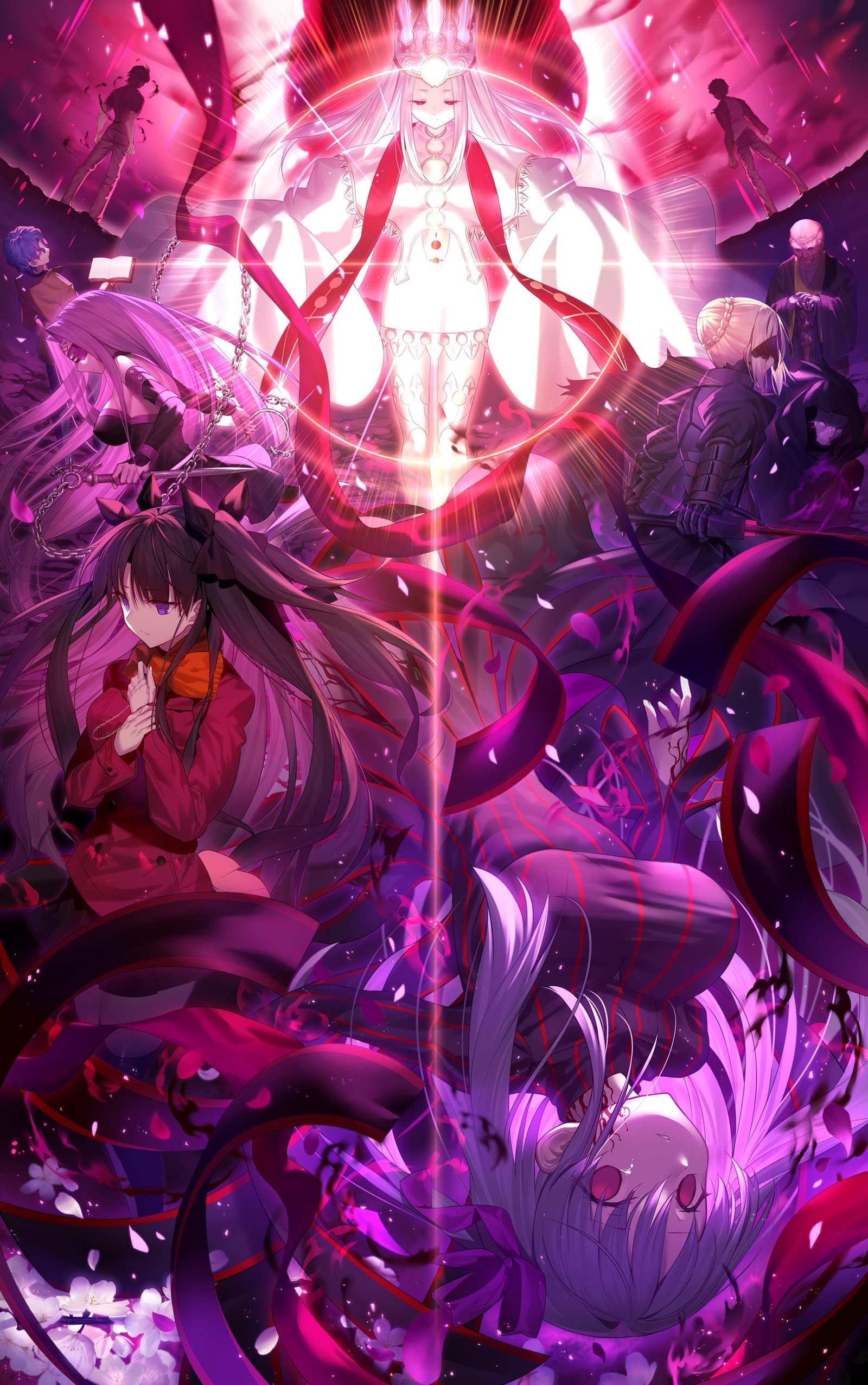 anime wallpaper Fate Series Matou Sakura Tohsaka Rin Illyasviel von Einzbern 2k