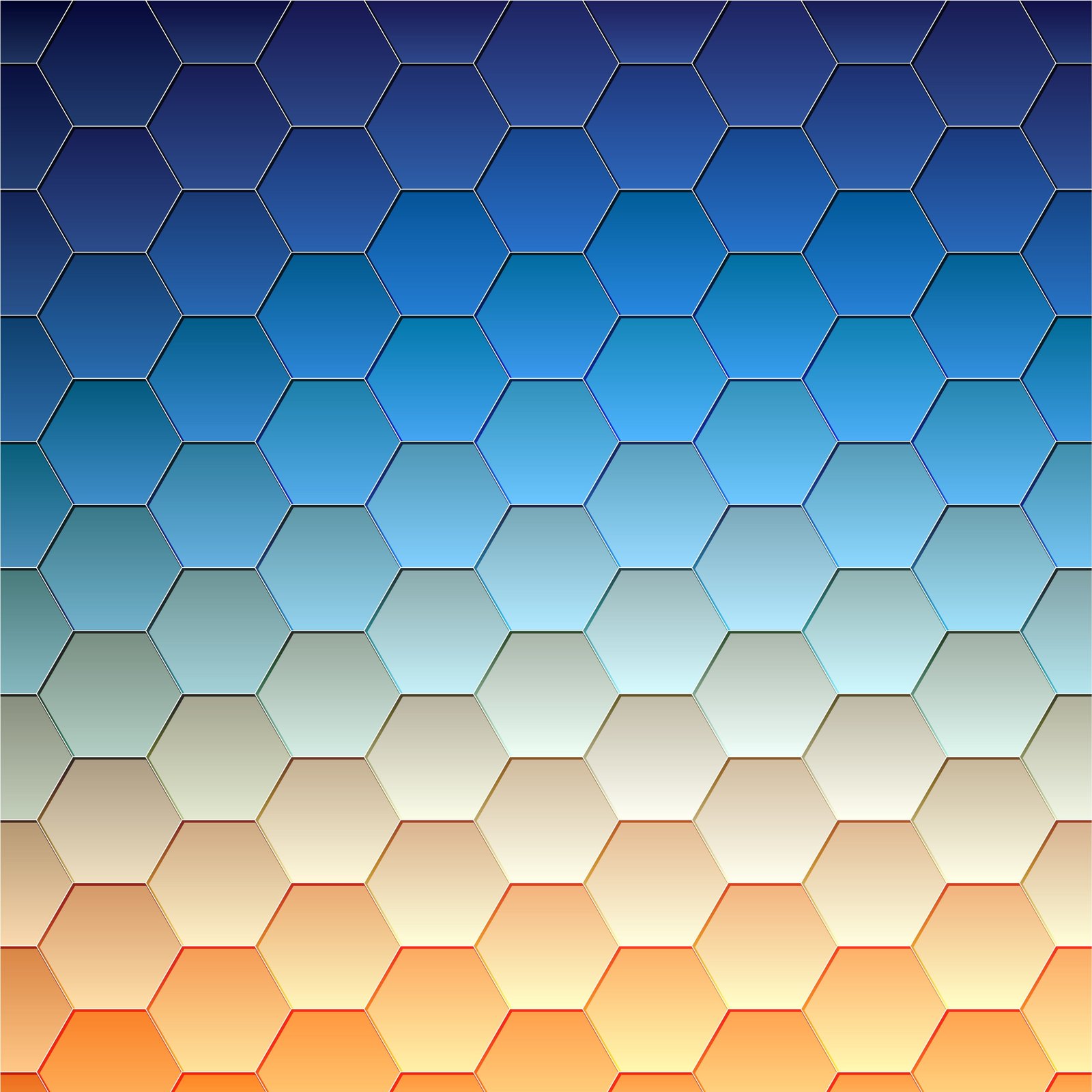 blue and yellow honeycomb pattern vector abstract design background 2k 4k 5k