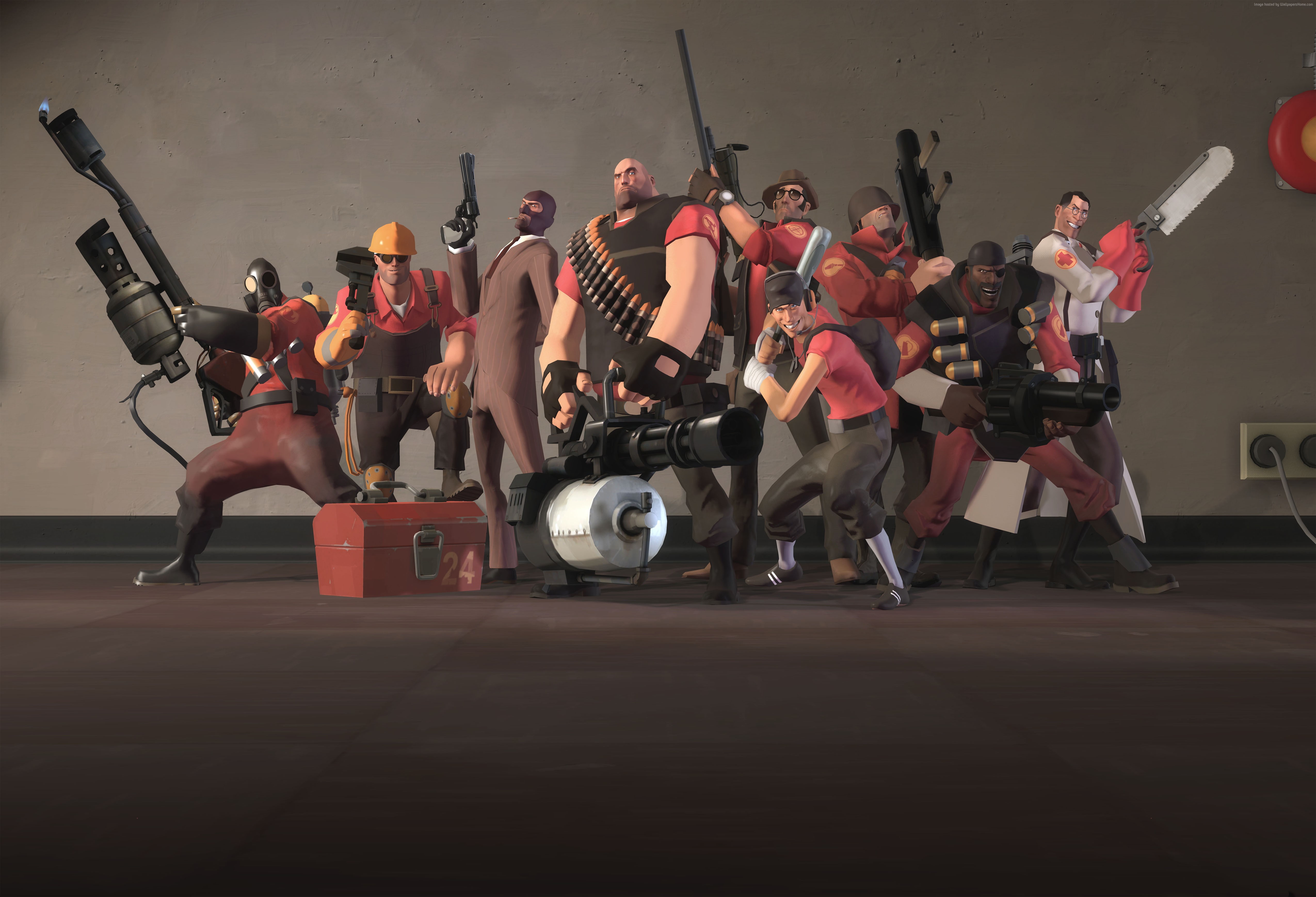 FPS all characters Team Fortress 2 screnshot 2k 4k 5k