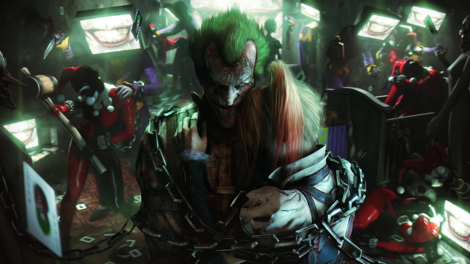 joker harley quinn supervillain artist artwork digital art 2k 4k