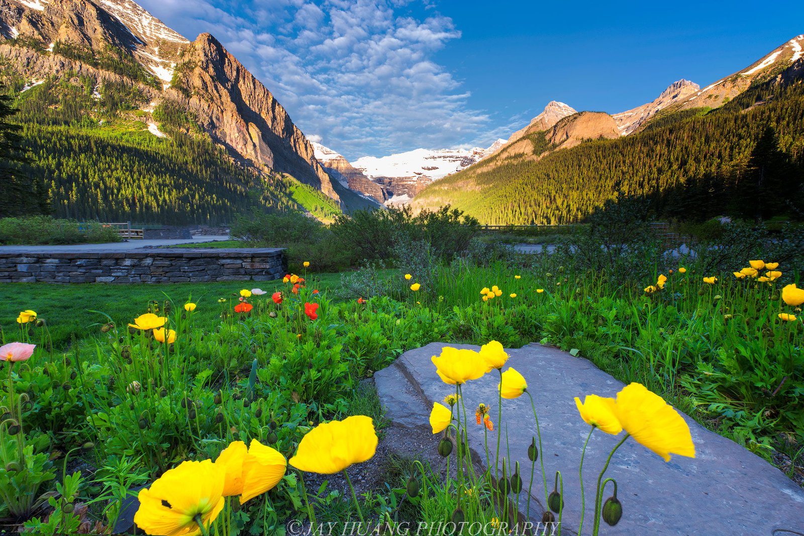 landscape photography of mountain lake louise Spring 2k