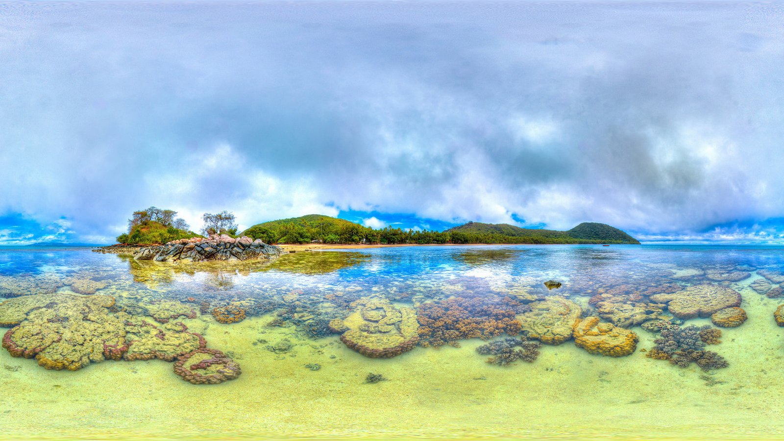 Naigani Fiji Coral Island Tasman Sea Landscape Beautiful Nature Hd Wallpapers For Mobile Phones Tablet And Laptop 2k