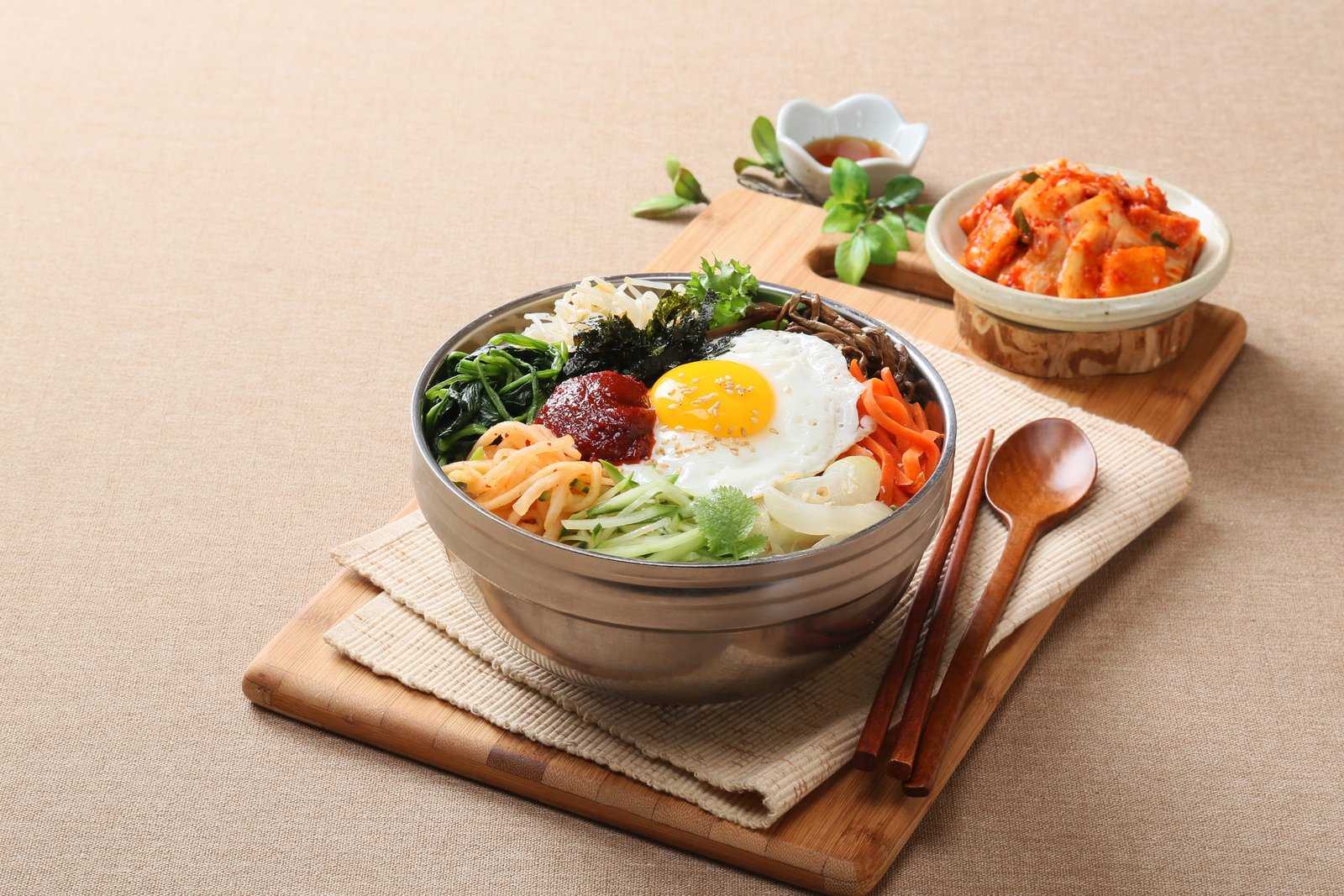 sunny side up egg dish in stainless steel bowl food photography 2k