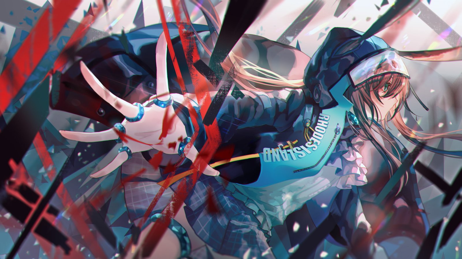 Amiya Arknights video games game girls anime 2k 4k