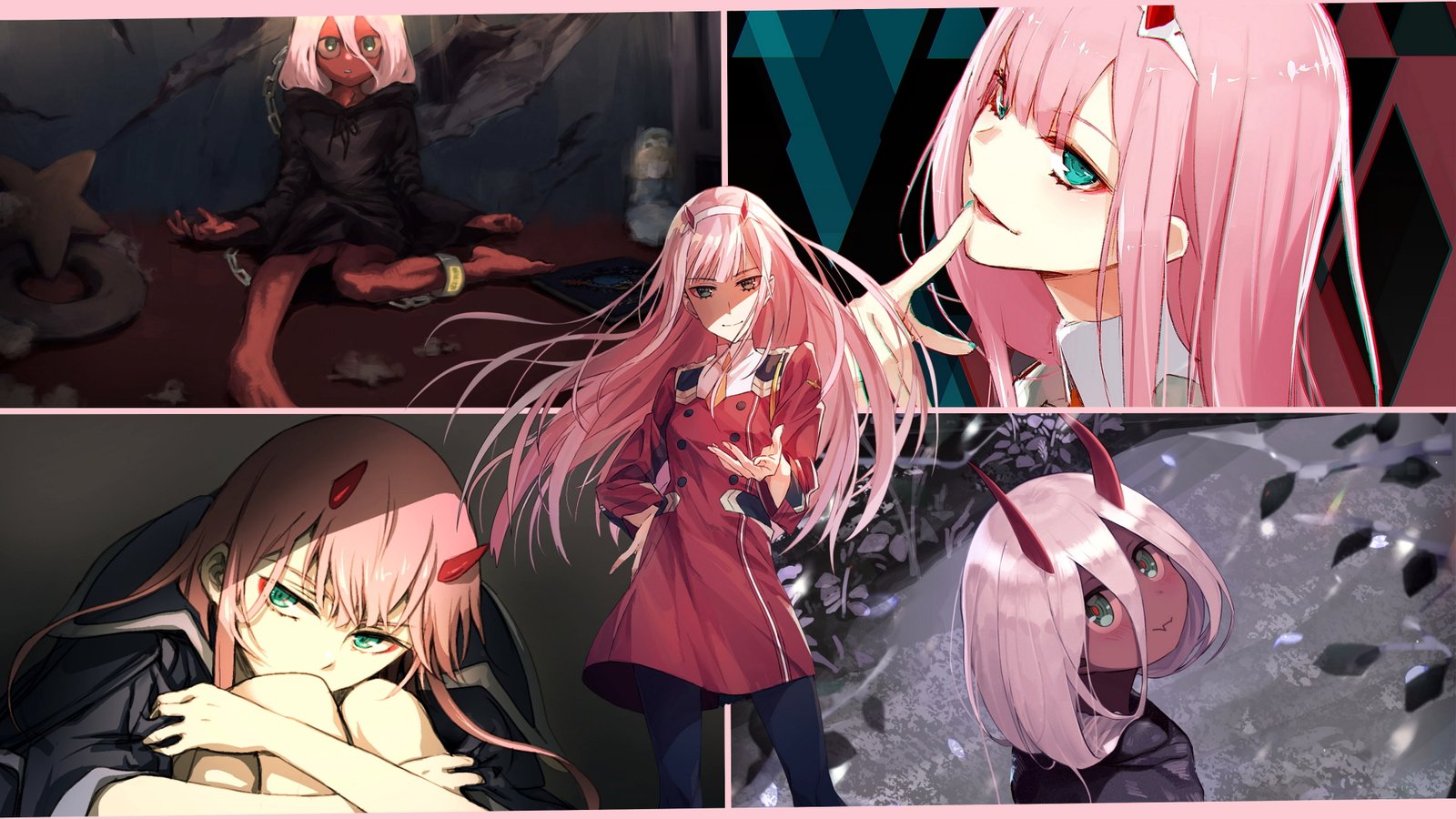 anime girls Darling in the FranXX Zero Two 2k 4k