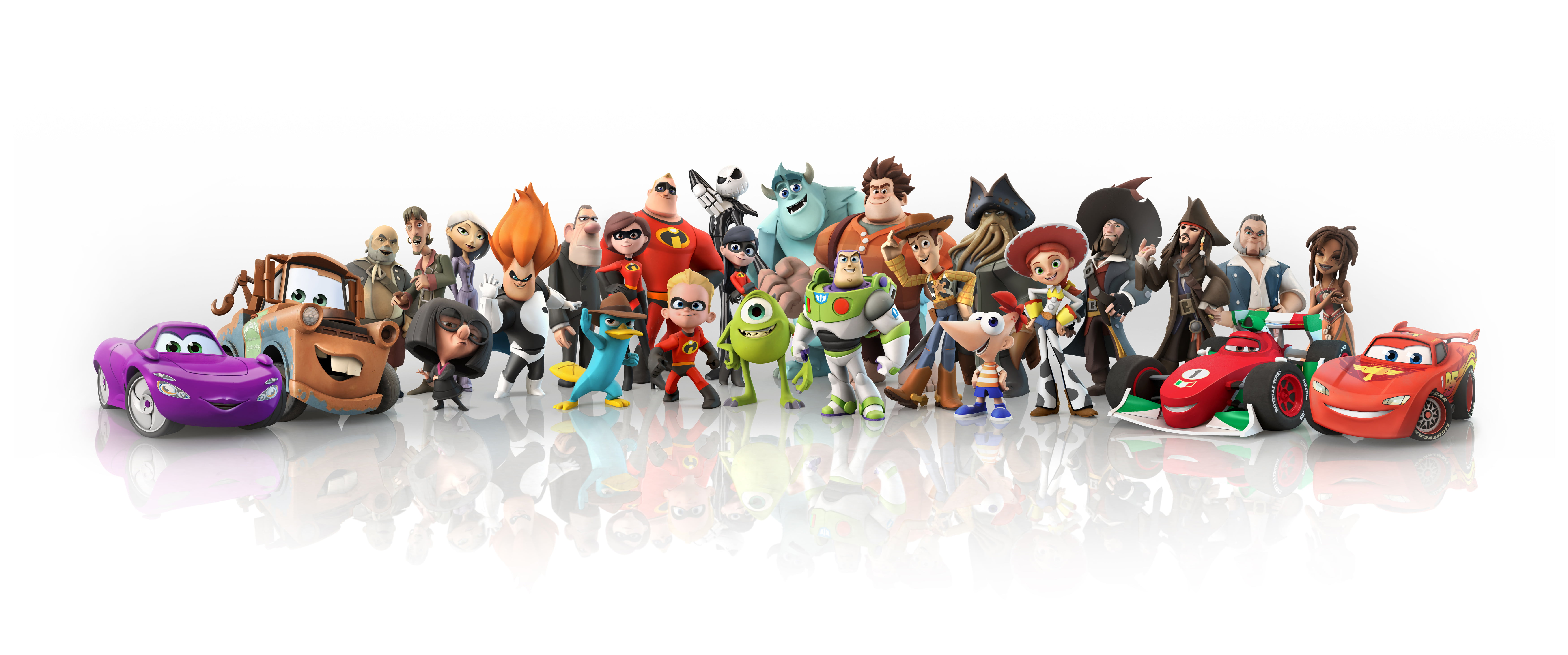 Disney Pixar characters wallpaper the game Monsters Pirates 2k 4k 5k