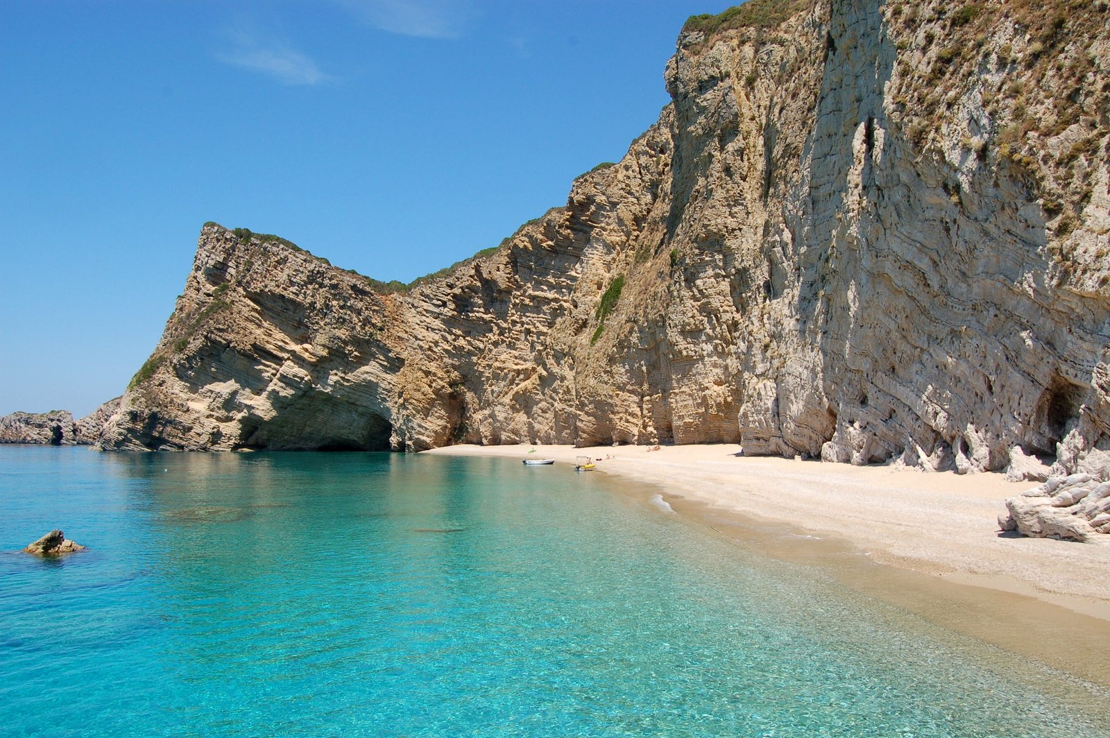 greece corfu beach small island paradise kerkyra beautiful 2k