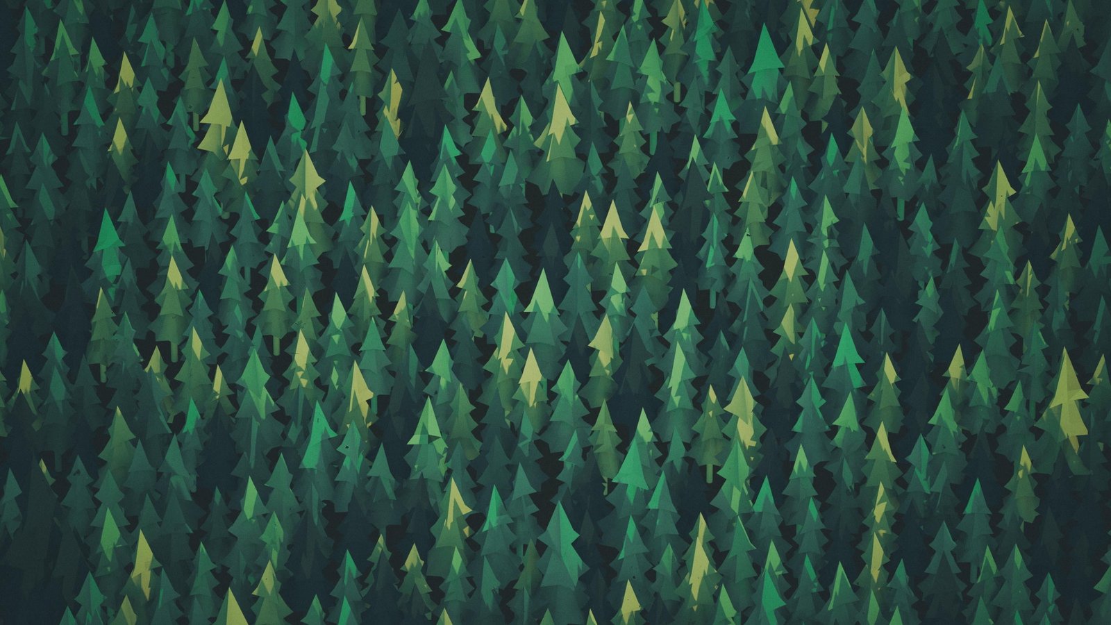 green and black pine trees illustration tree lot 2k 4k