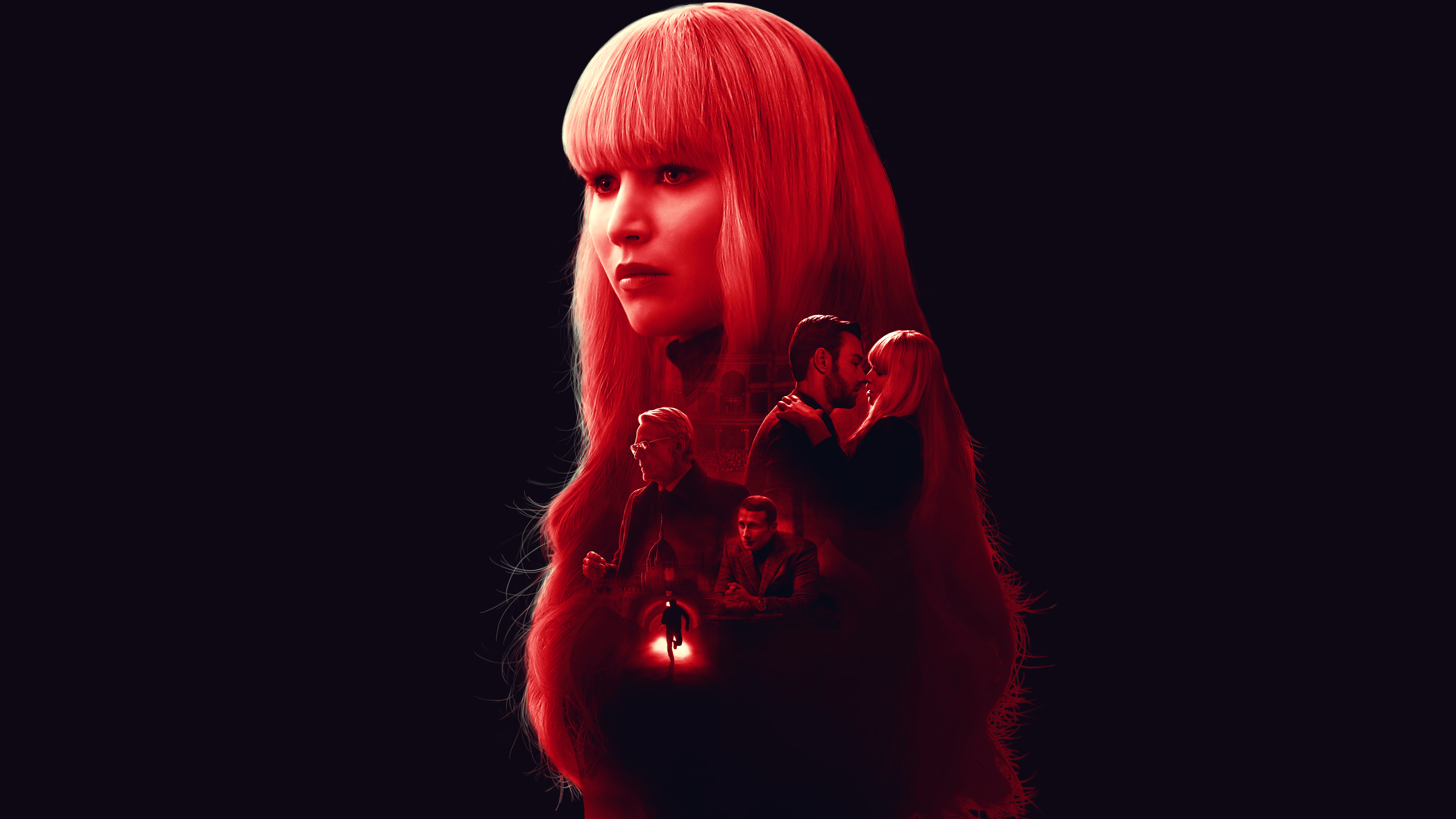 Jennifer Lawrence Matthias Schoenaerts Red Sparrow 2k 4k 5k 8k