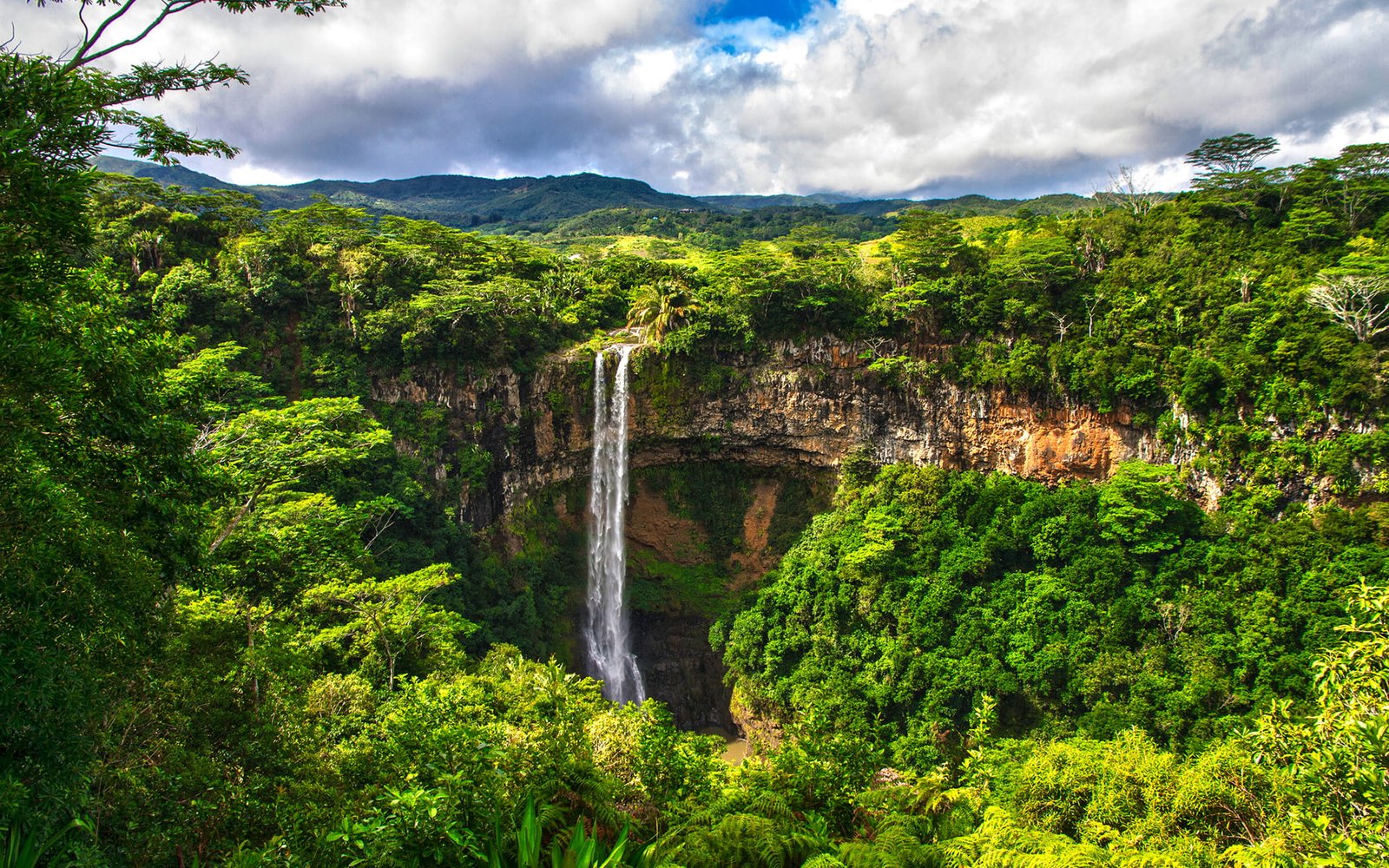 Waterfall Jungle Forest HD nature 2k