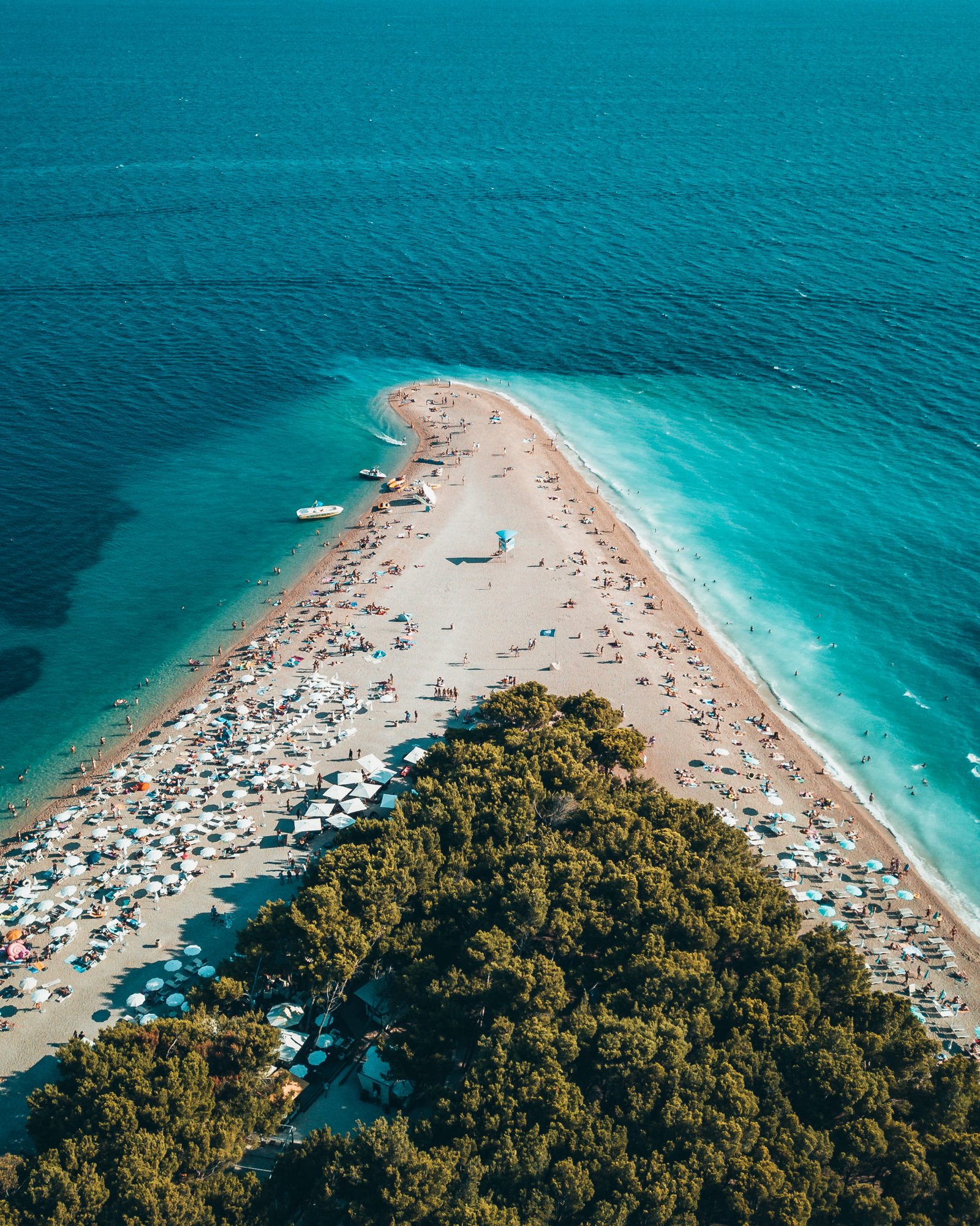 Bird s Eye View Photo Of Island aerial shot beach coast croatia 2k