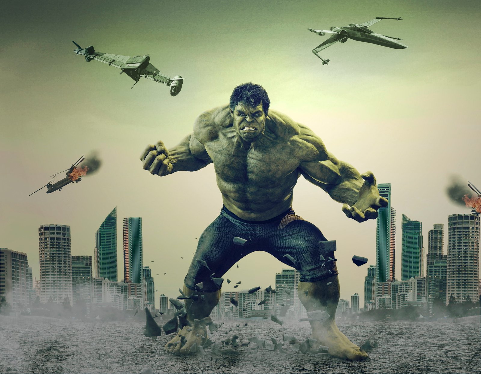 hulk hd artwork deviantart artist superheroes architecture 2k 4k