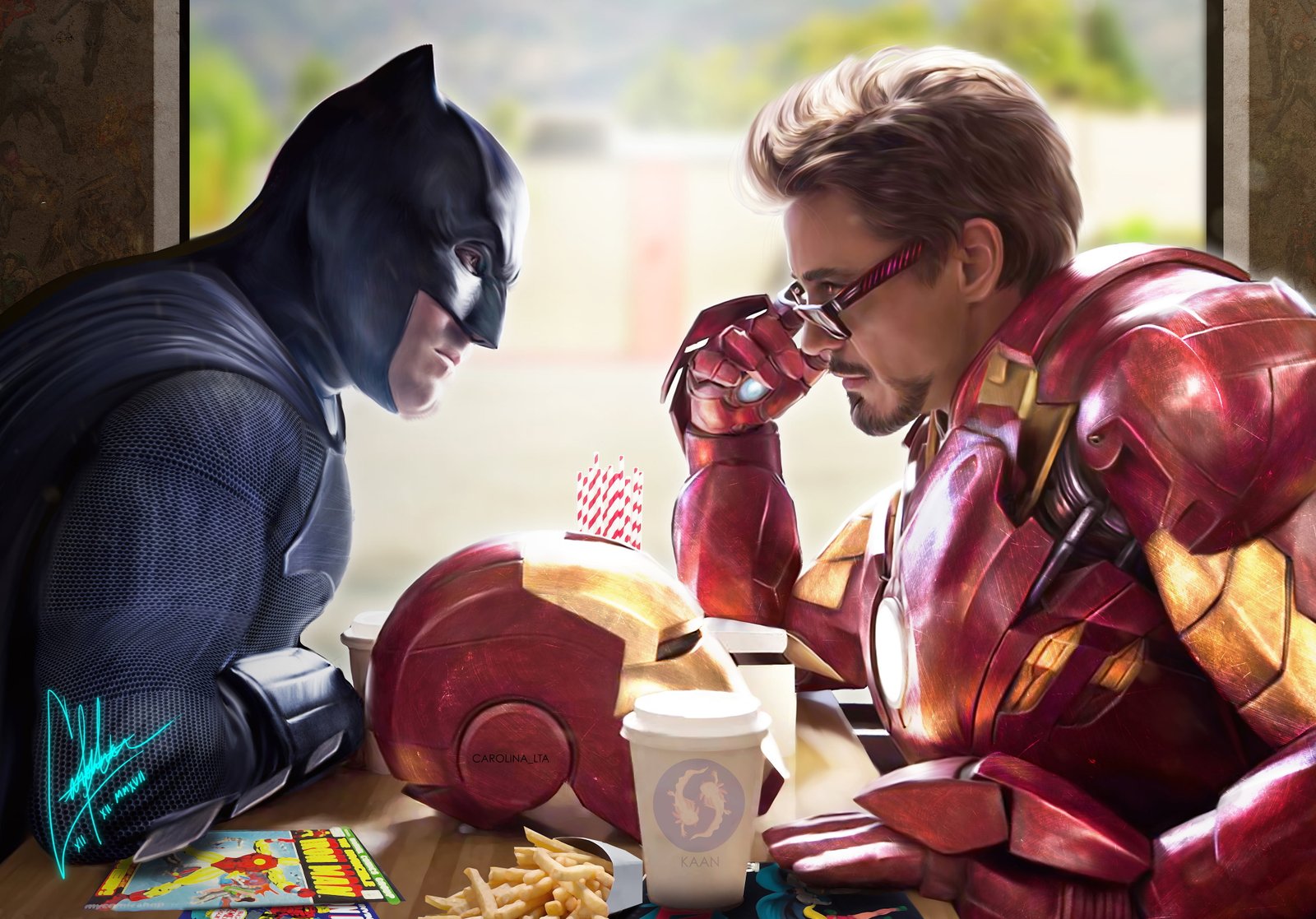 iron man batman hd superheroes behance artwork artist 2k 4k