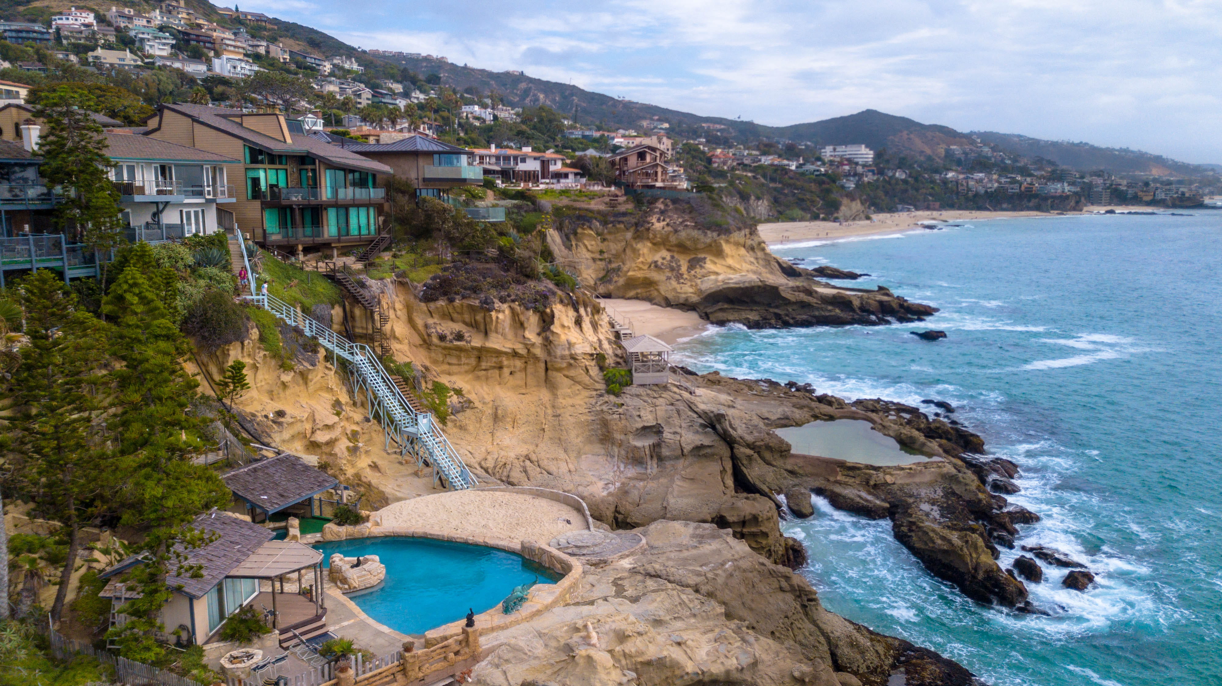 laguna beach united states ocean california homes pools 2k 4k