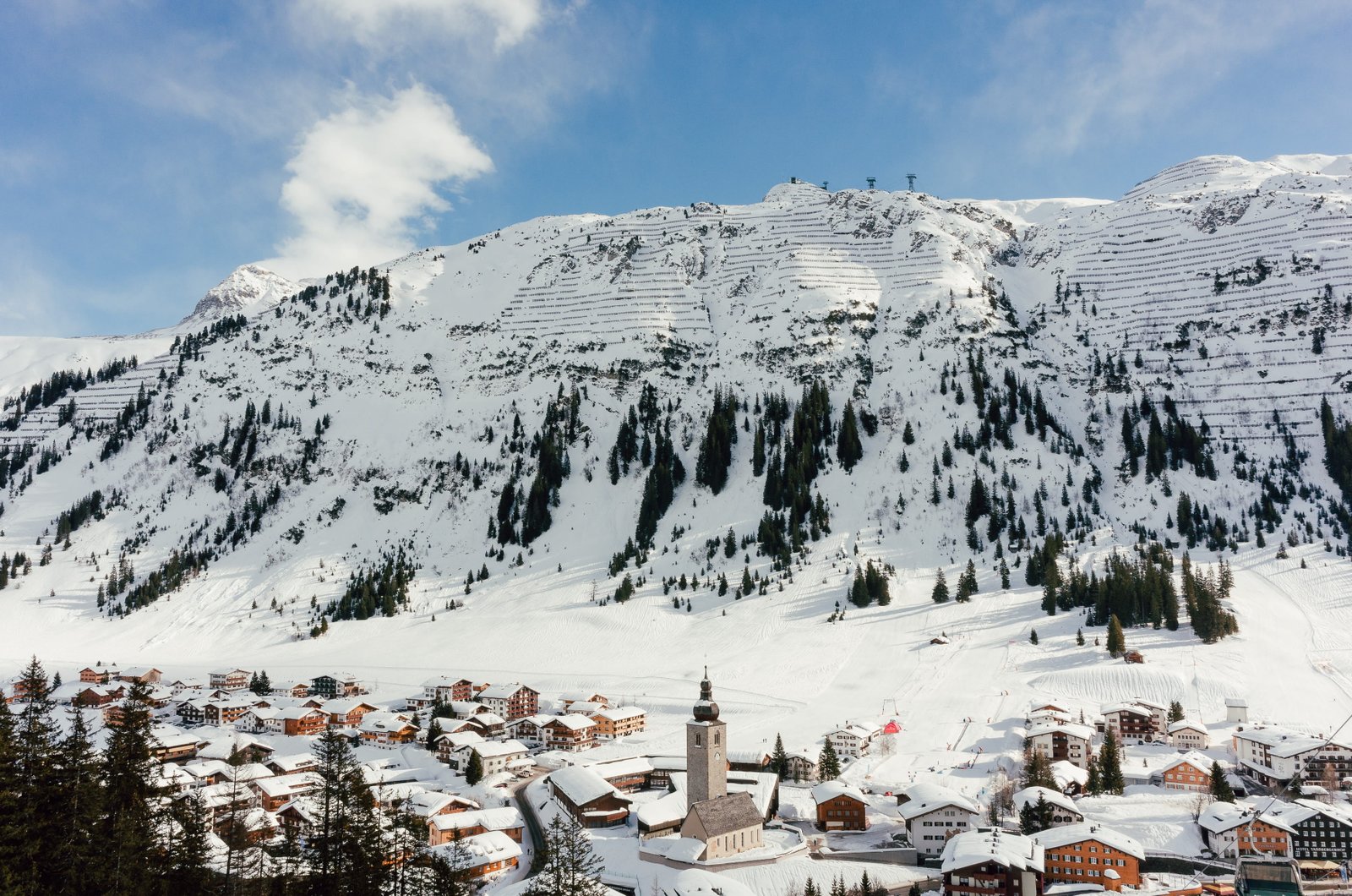 Lech am Arlberg Austria alpine alps anton austia austrian 2k 4k
