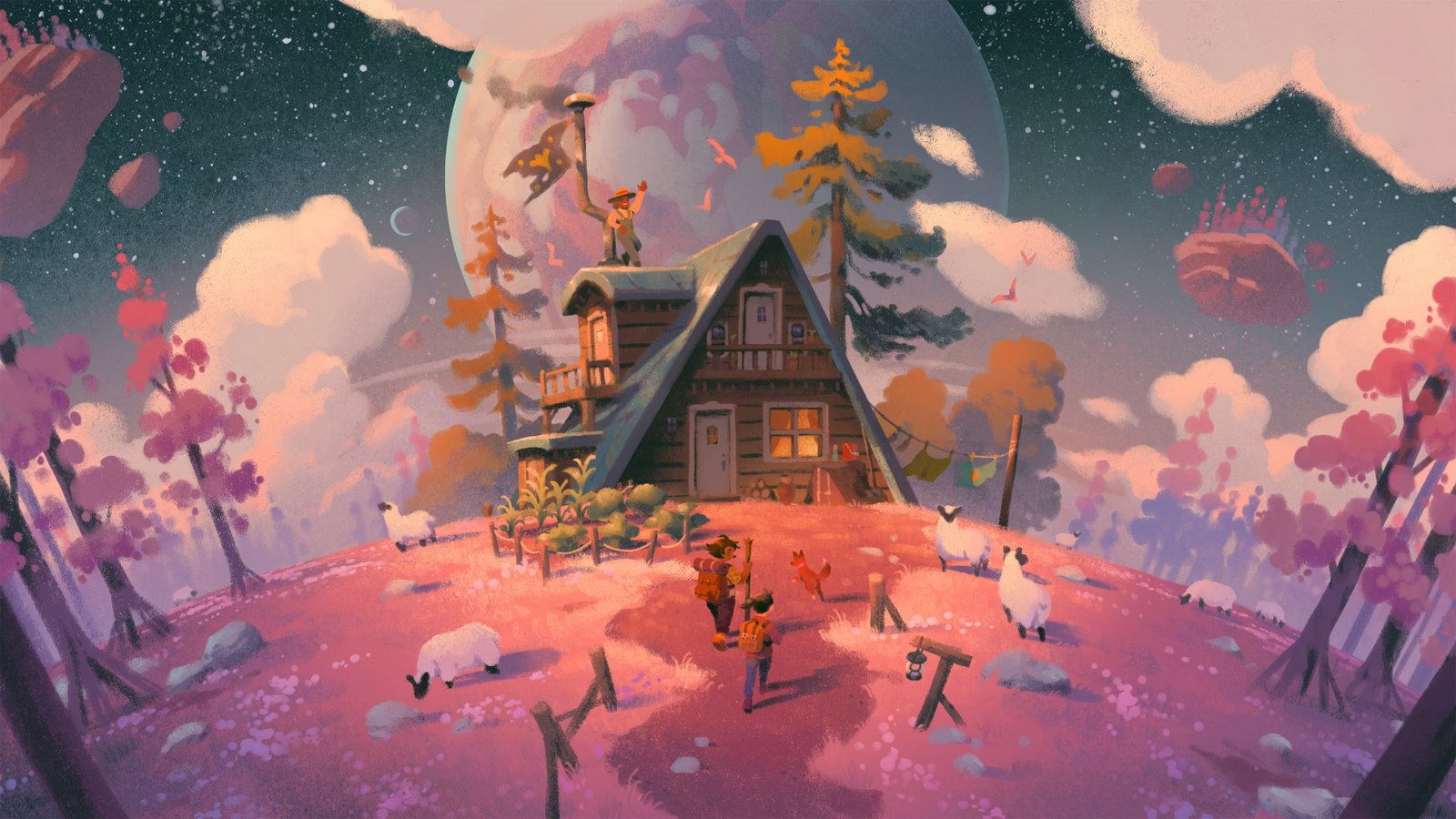 LofiGirl artwork digital art landscape 2k 4k