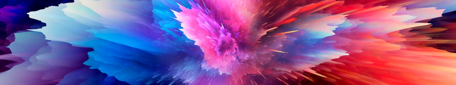 Panorama Splash Colorful abstract motion multi colored 2k 4k 5k 8k 10k