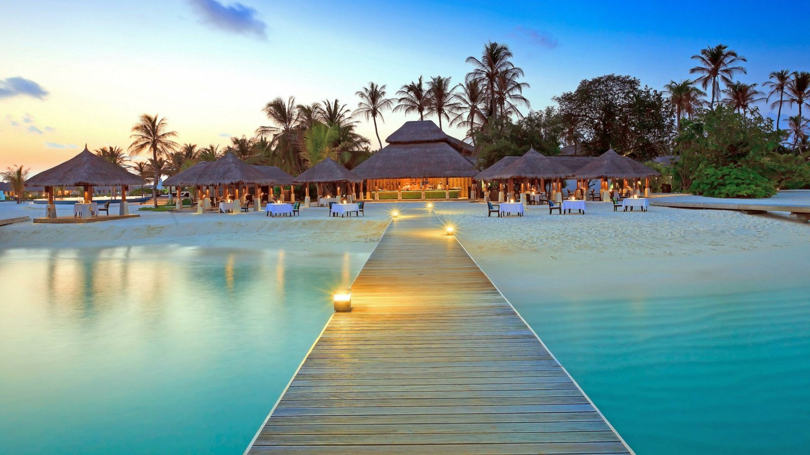 resort caribbean leisure vacation tropics town 2k 4k