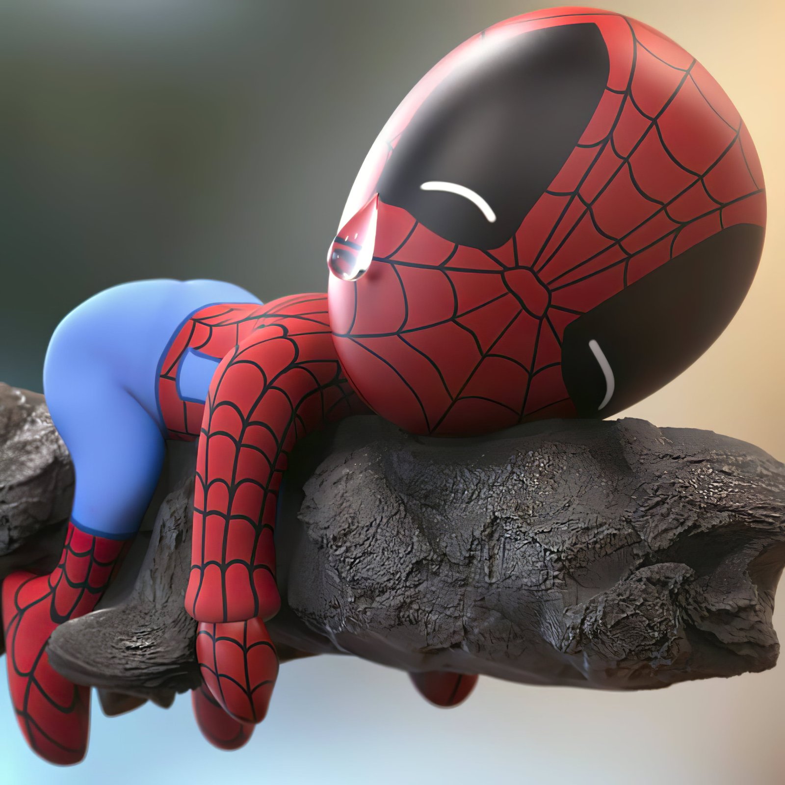 Spider Man sad superhero 2k 4k